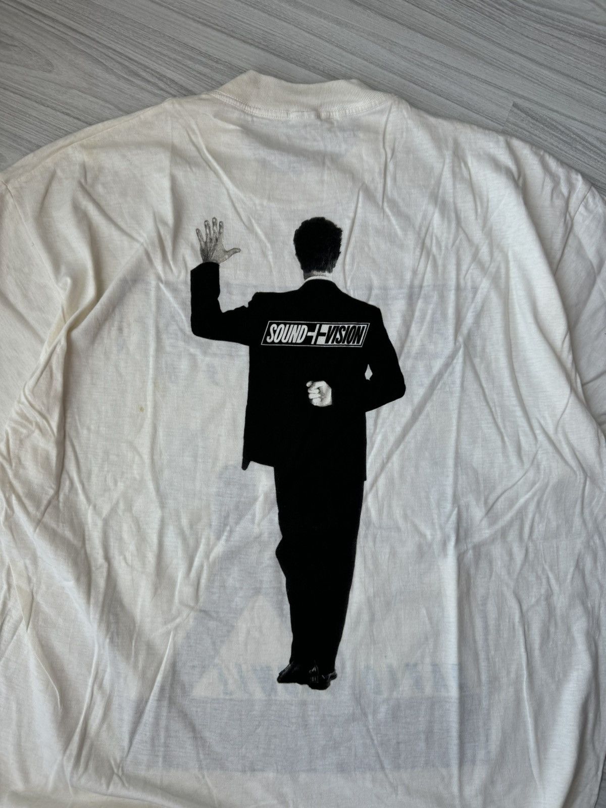 Band Tees × Vintage Vintage 1990 David Bowie Sound Vision Tour Tee Size US XL / EU 56 / 4 - 10 Thumbnail