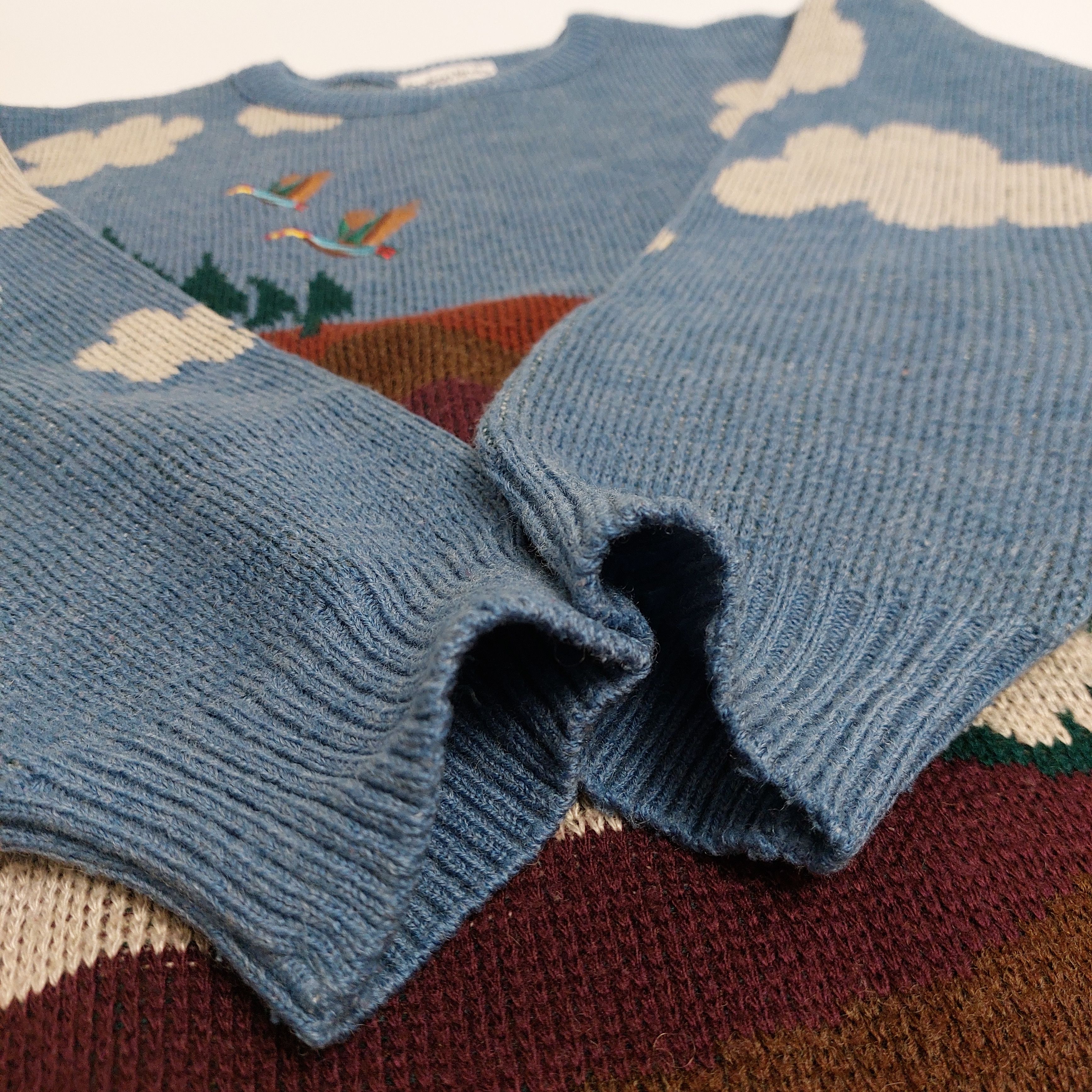 Vintage 1990s Helen Knits pictorial sweater Size L / US 10 / IT 46 - 5 Thumbnail