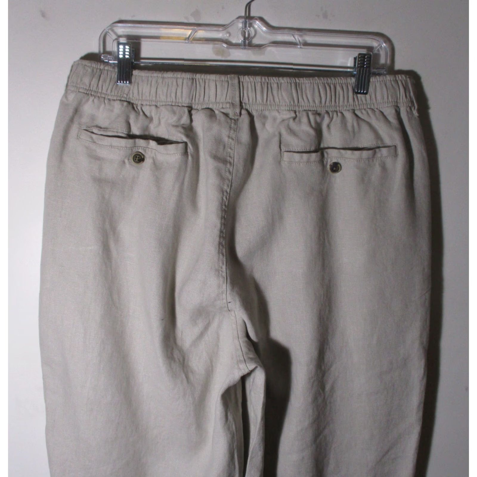 Vintage **Men's 28 Palms Beige Tan Drawstring 100% Linen Pants Size 34/36 XL** User: Men's 28 Palms Beige Tan Drawstring 100% Linen Pants Size 34/36 XL Size US 36 / EU 52 - 4 Thumbnail