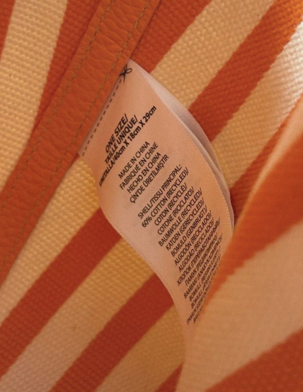 Ralph Lauren Ralph Lauren Polo Play Women Leather Bag Orange Striped New Size ONE SIZE - 8 Thumbnail