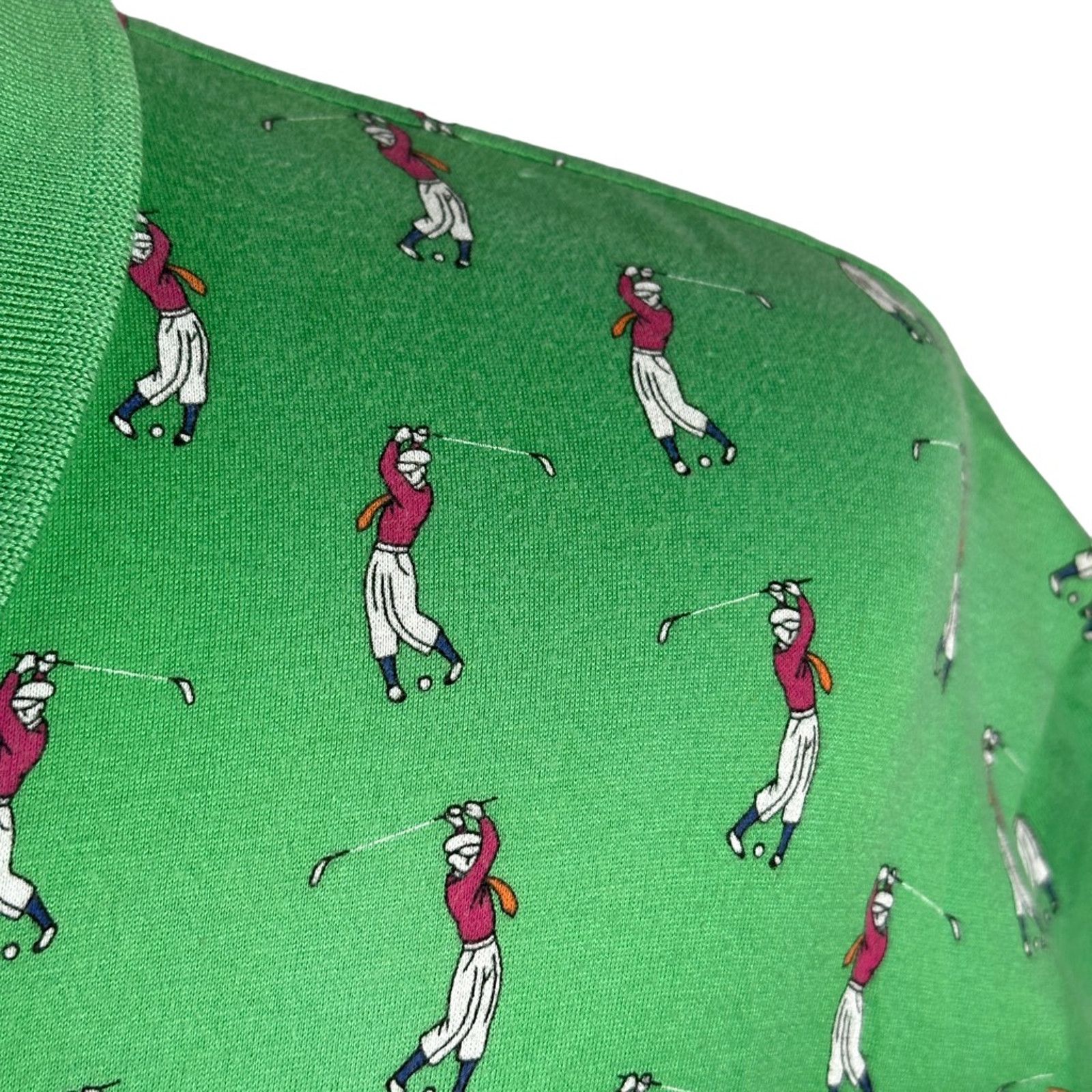Ralph Lauren Polo Ralph Lauren Golf Shirt Vintage Green Golfer USA L Size US L / EU 52-54 / 3 - 5 Thumbnail