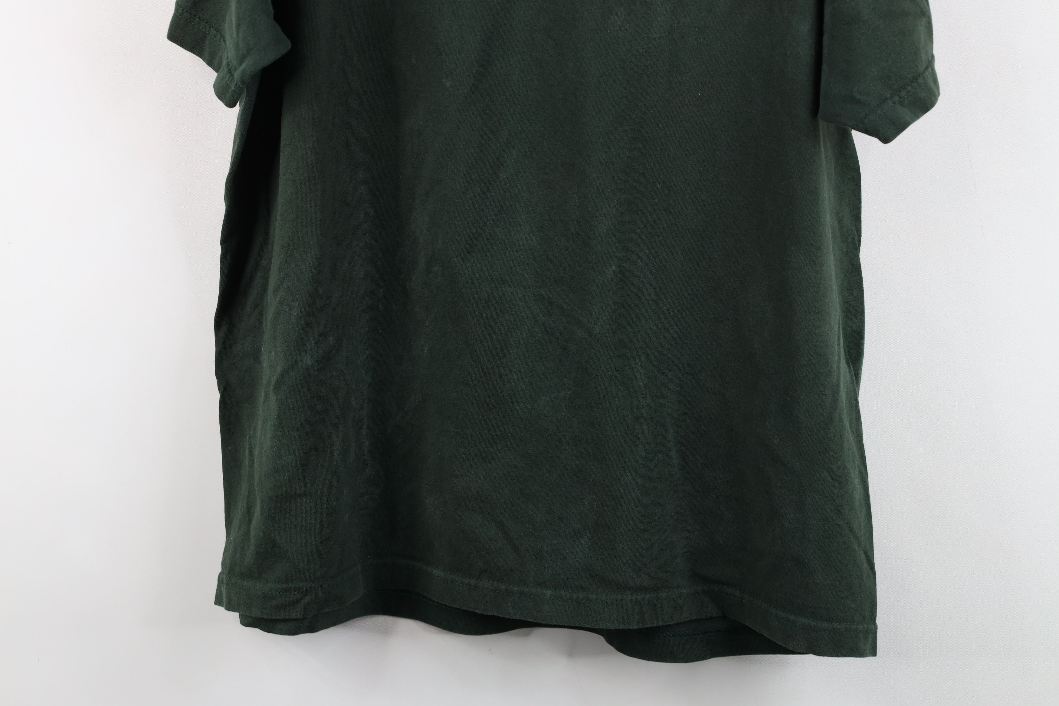 Vintage Vintage 90s Spell Cleveland State University T-Shirt Green Size US XL / EU 56 / 4 - 16 Thumbnail