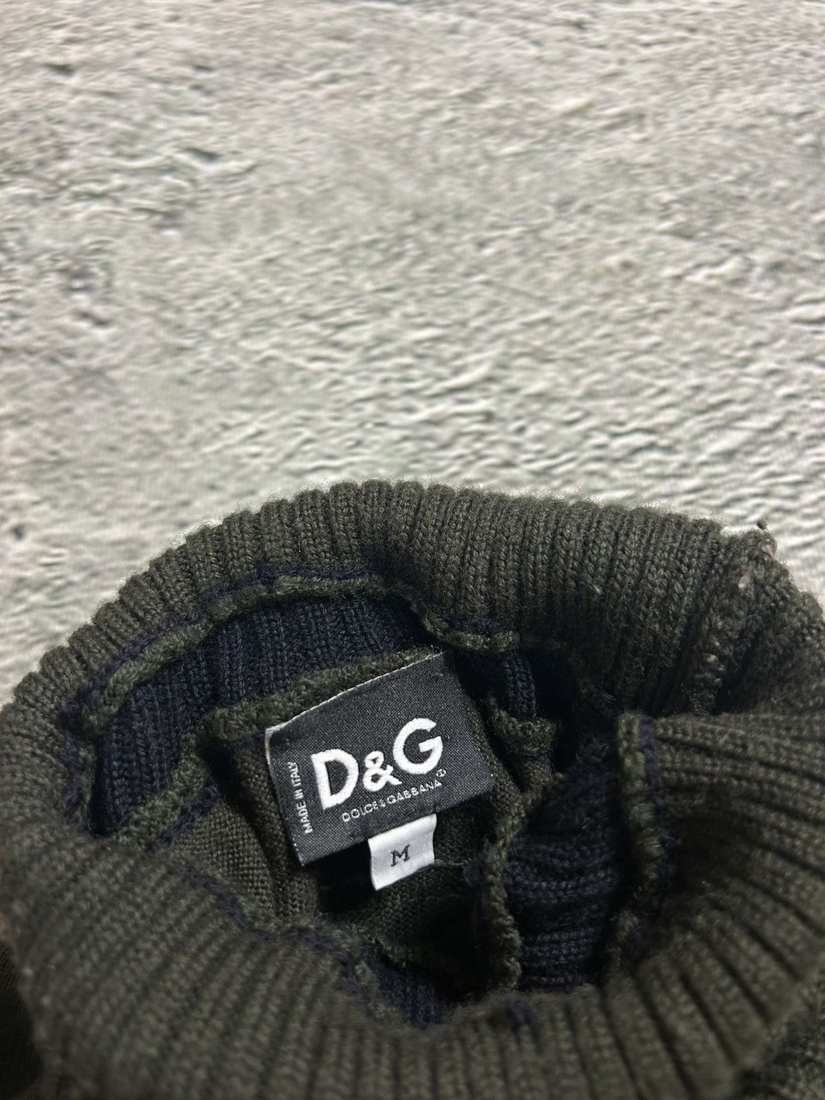 Dolce & Gabbana Dolce & Gabbana vintage sweater turtleneck big logo knit Size US M / EU 48-50 / 2 - 7 Thumbnail