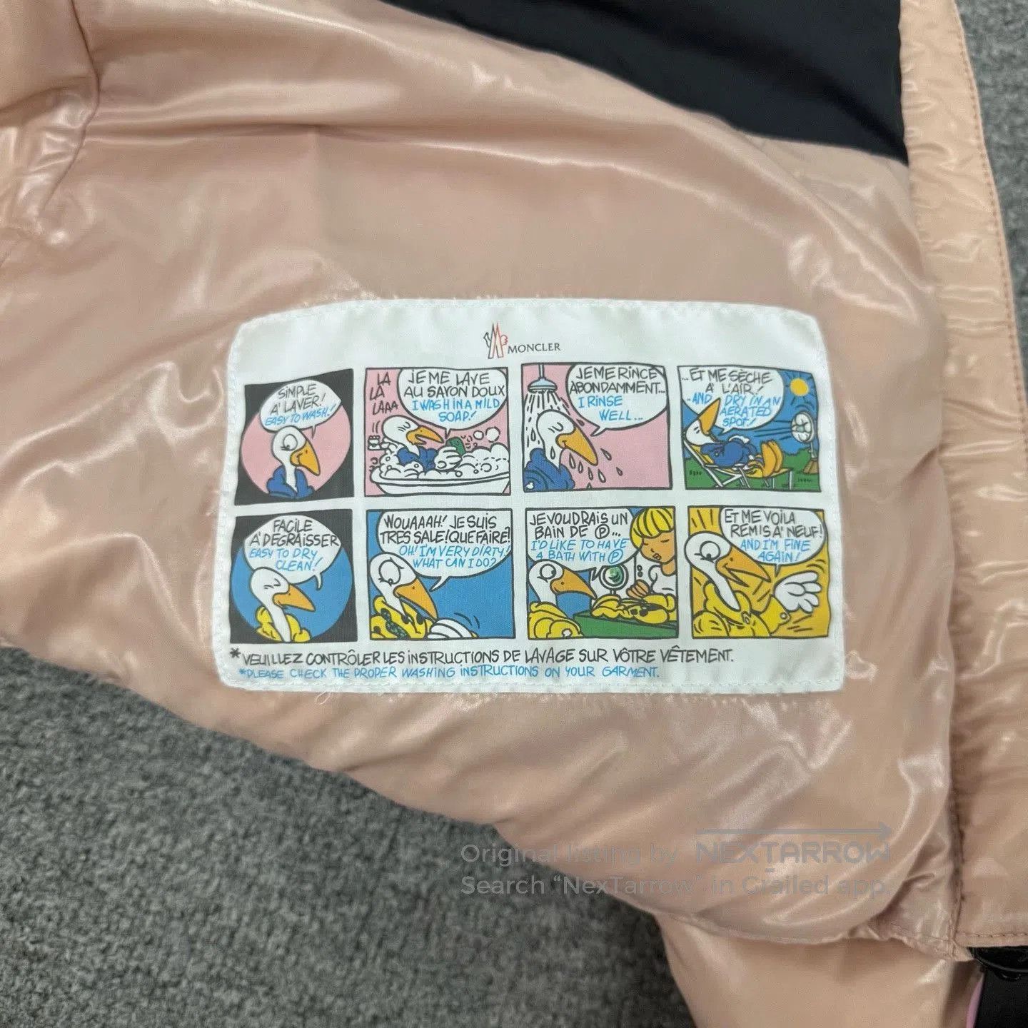 Moncler Moncler Miriel Pink Down Jacket. Size XS / US 0-2 / IT 36-38 - 3 Thumbnail