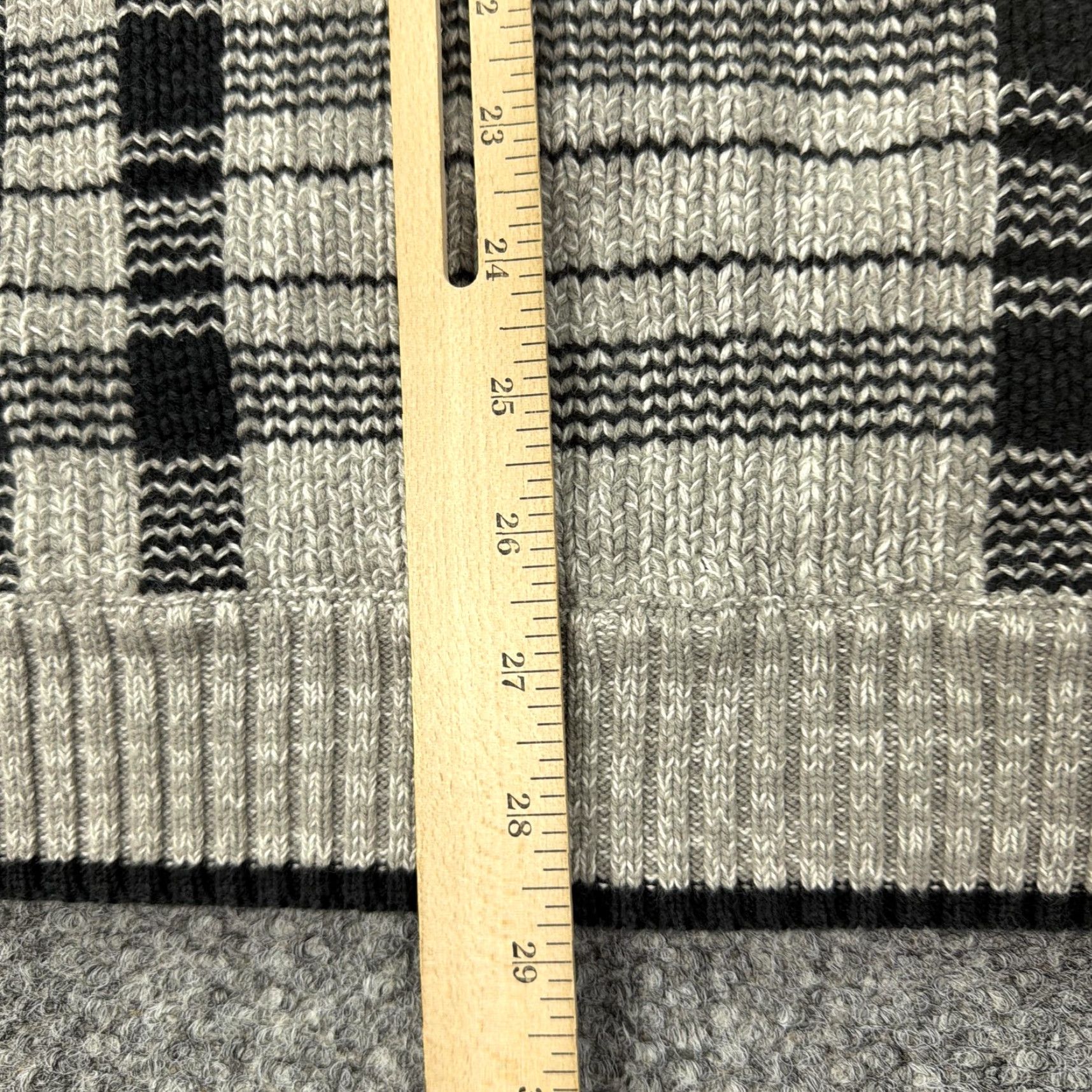 Croft & Barrow VINTAGE Croft & Barrow Sweater Mens XLT Plaid Knit Cotton Crewneck Pullover 90S Mens Size US XL / EU 56 / 4 - 6 Thumbnail