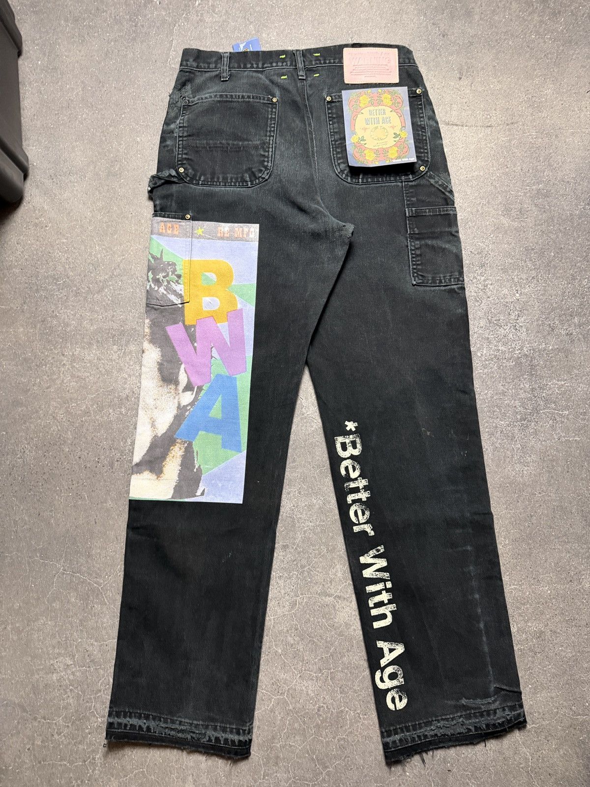 Better With Age Better With Age Knucklehead Double Knee Carhartt Pants Black Size US 38 / EU 54 - 6 Thumbnail