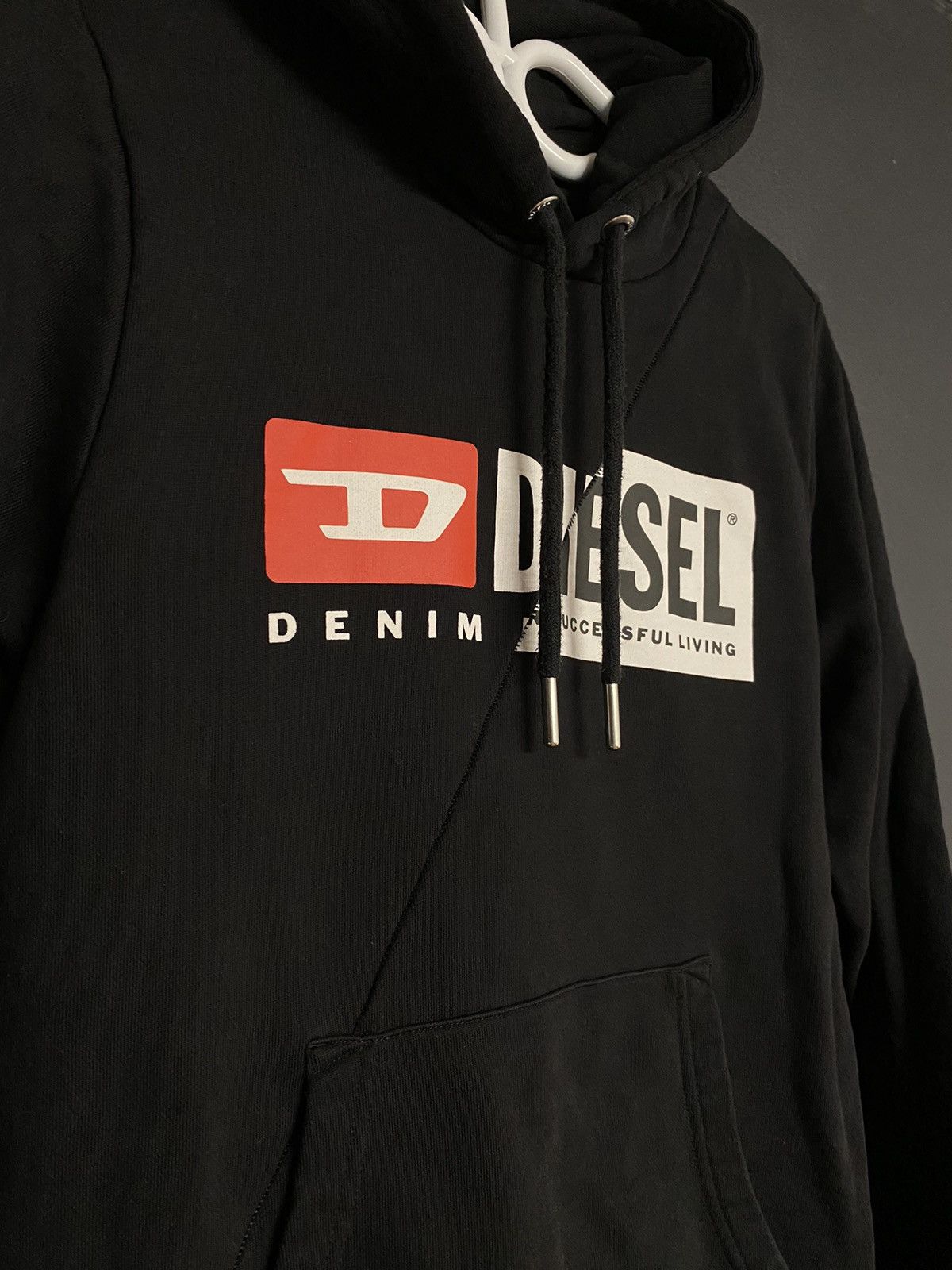 Diesel Diesel Big Split Logo Pullover Hoodie Size US S / EU 44-46 / 1 - 1 Thumbnail