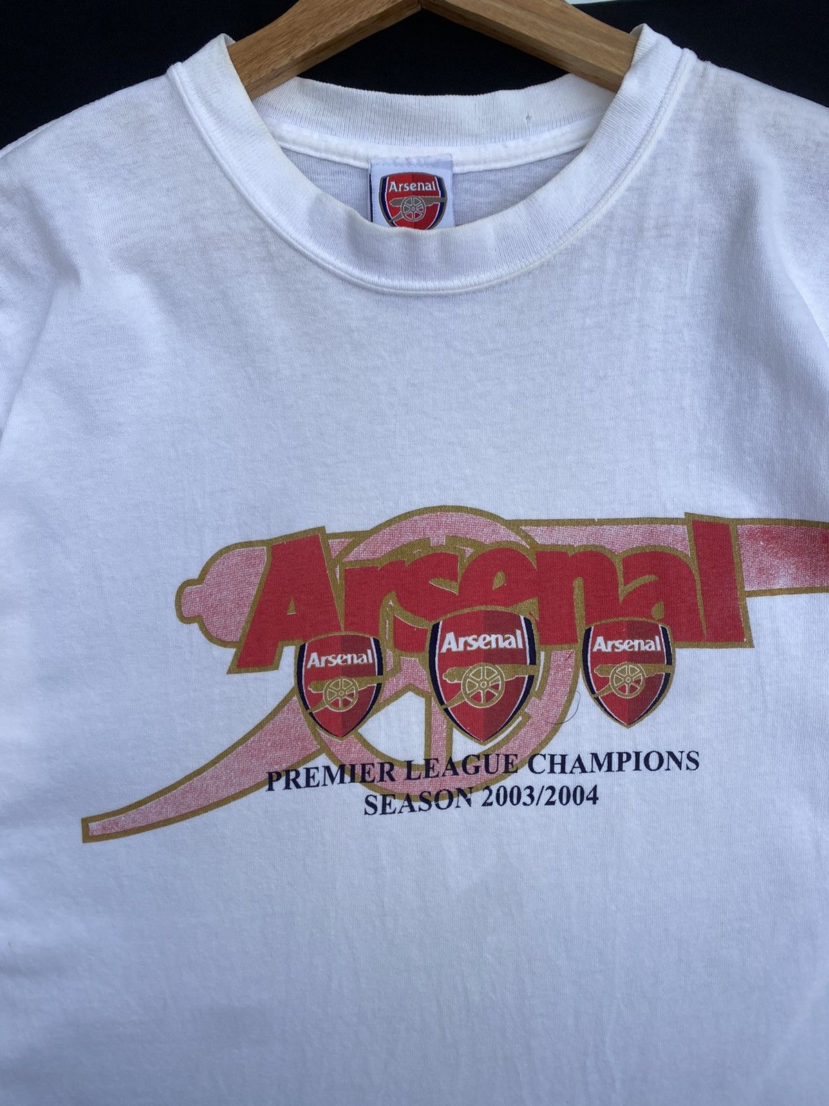Vintage Rare Arsenal Premier League Champions Season 2003/2004 Tee Size US S / EU 44-46 / 1 - 7 Thumbnail