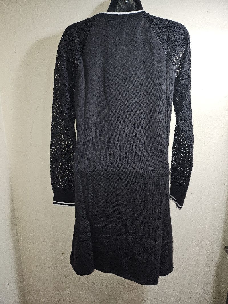 Juicy Couture NWT Juicy Couture Fleece Lace Long Sleeve Mini Dress Medium Size M / US 6-8 / IT 42-44 - 3 Thumbnail