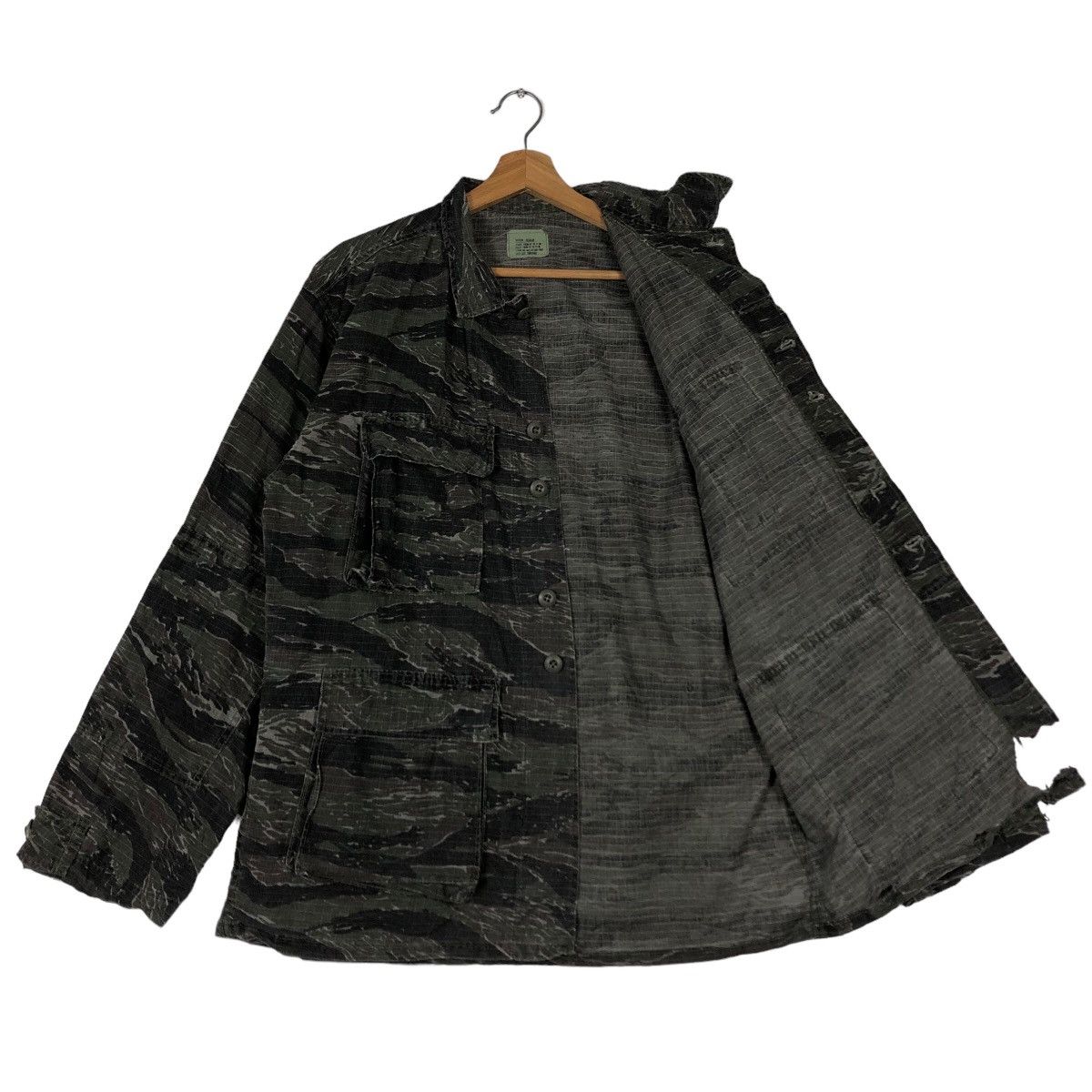 Japanese Brand 🔥90’s Vintage Cargo Inspector Jacket Military Tiger Striped Size US M / EU 48-50 / 2 - 10 Thumbnail