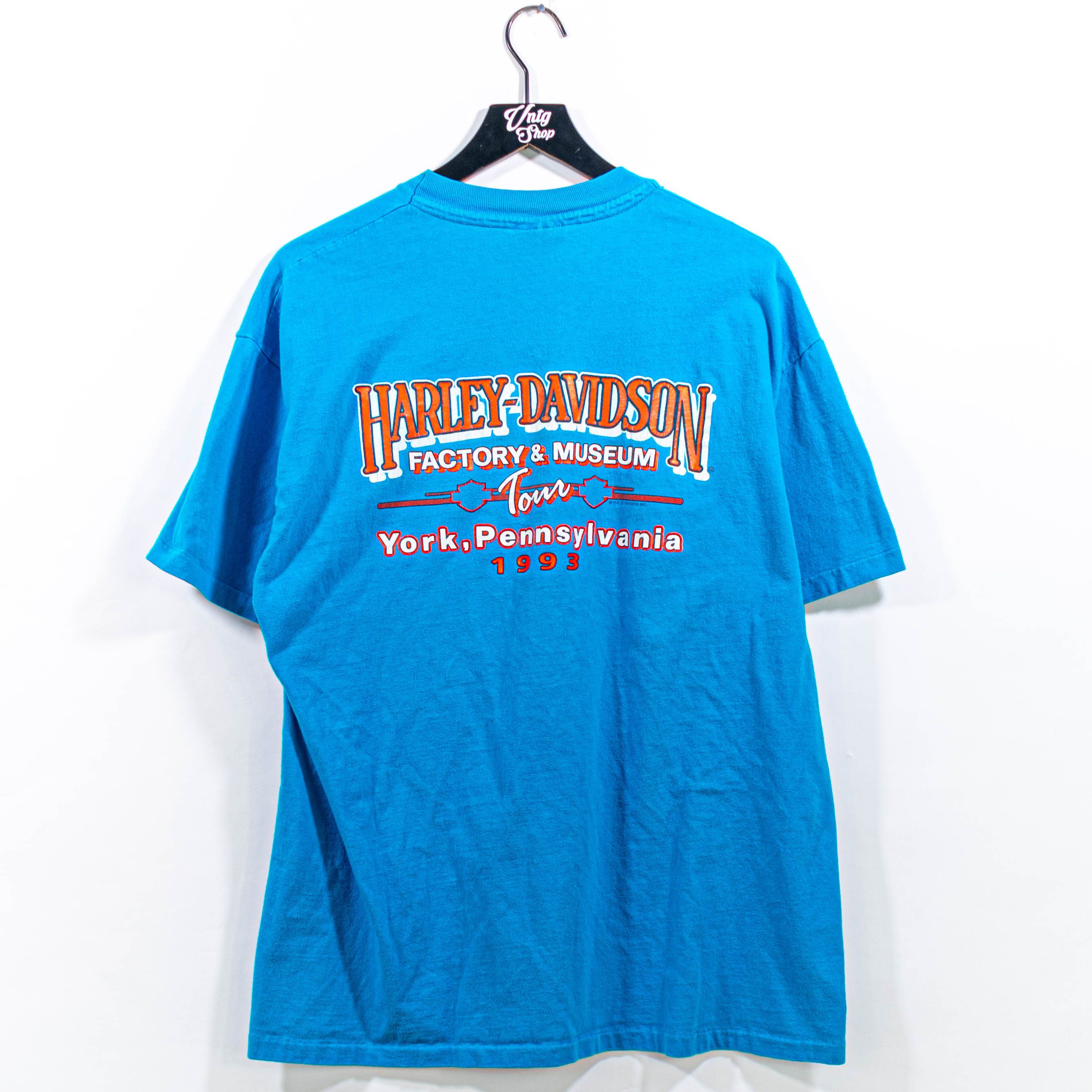 Vintage Harley Davidson fashion 90th Anniversary Tshirt