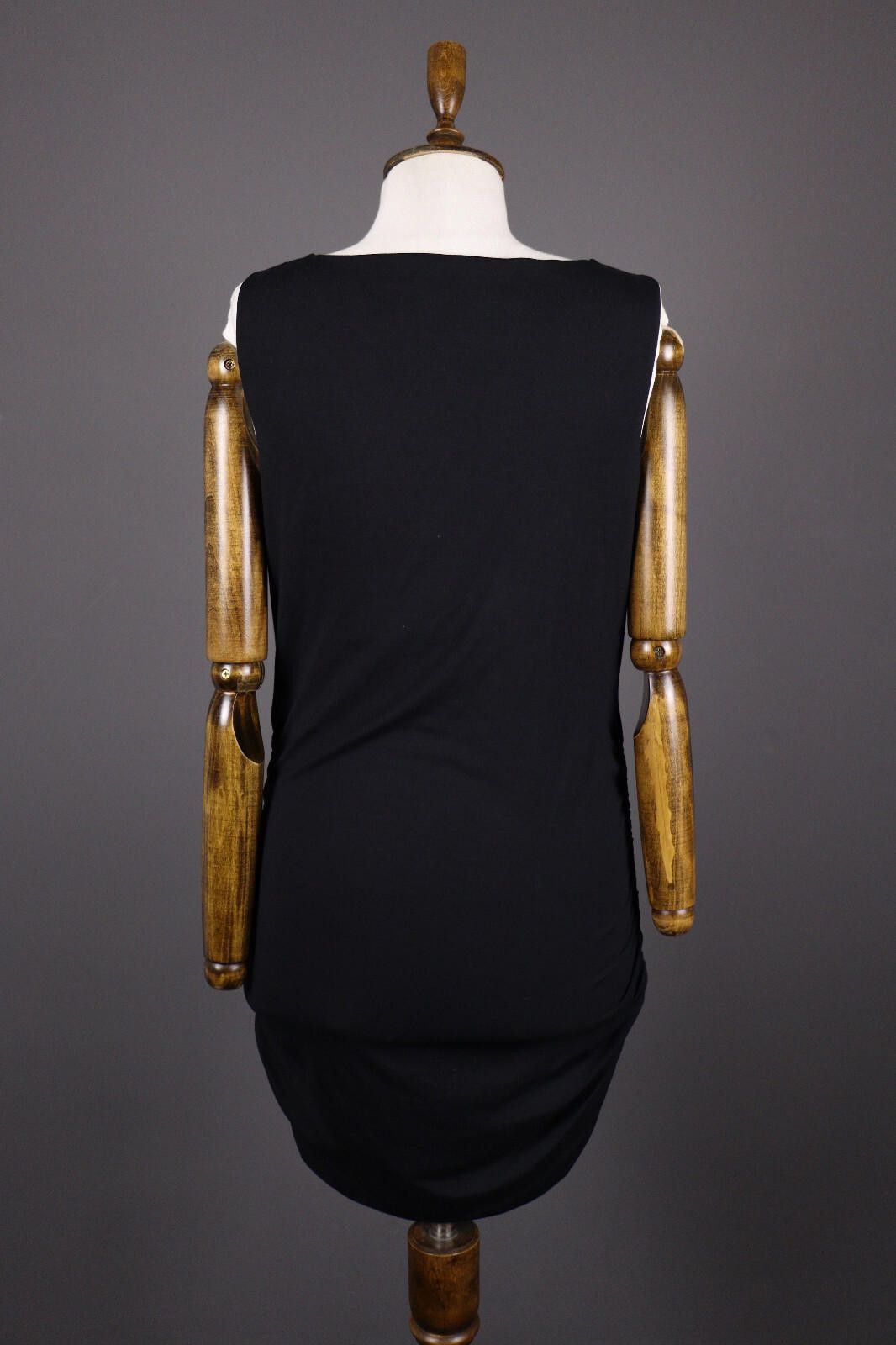 Designer Marc Cain Black 900 Summer Tank Bodycon Dress Size 6 Size M / US 6-8 / IT 42-44 - 6 Thumbnail