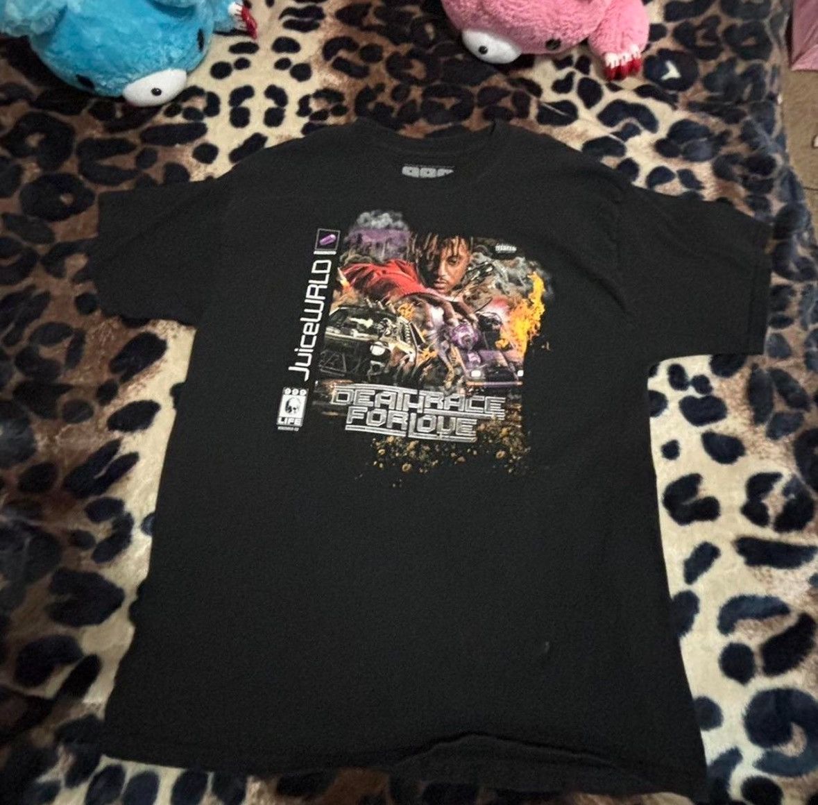 999 Club RARE Juice WRLD Death Race For Love Official Merch T-Shirt |  Grailed