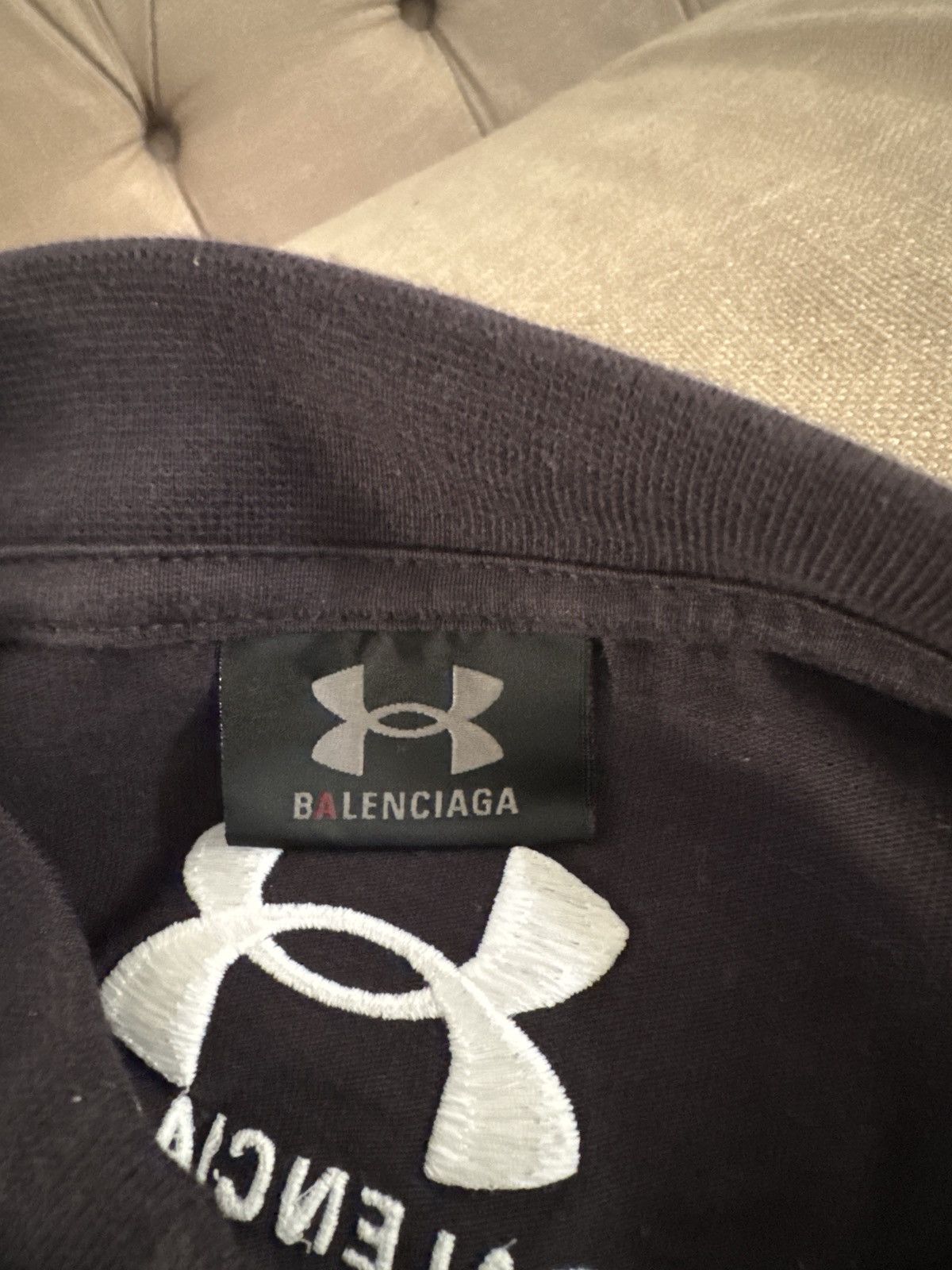 Balenciaga × Under Armour Balenciaga x Under Armour oversized cotton T-shirt Size US XXS / EU 40 - 4 Thumbnail