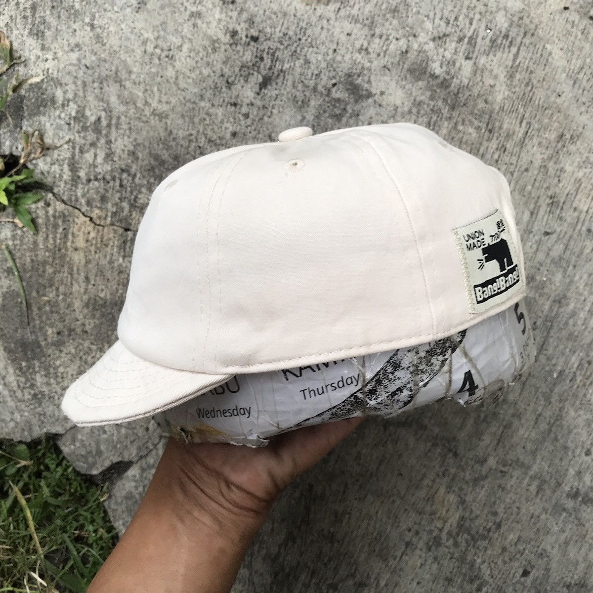 Japanese Brand Blank short brim foldable hat by bangbang. Cycle hat Size ONE SIZE - 6 Thumbnail