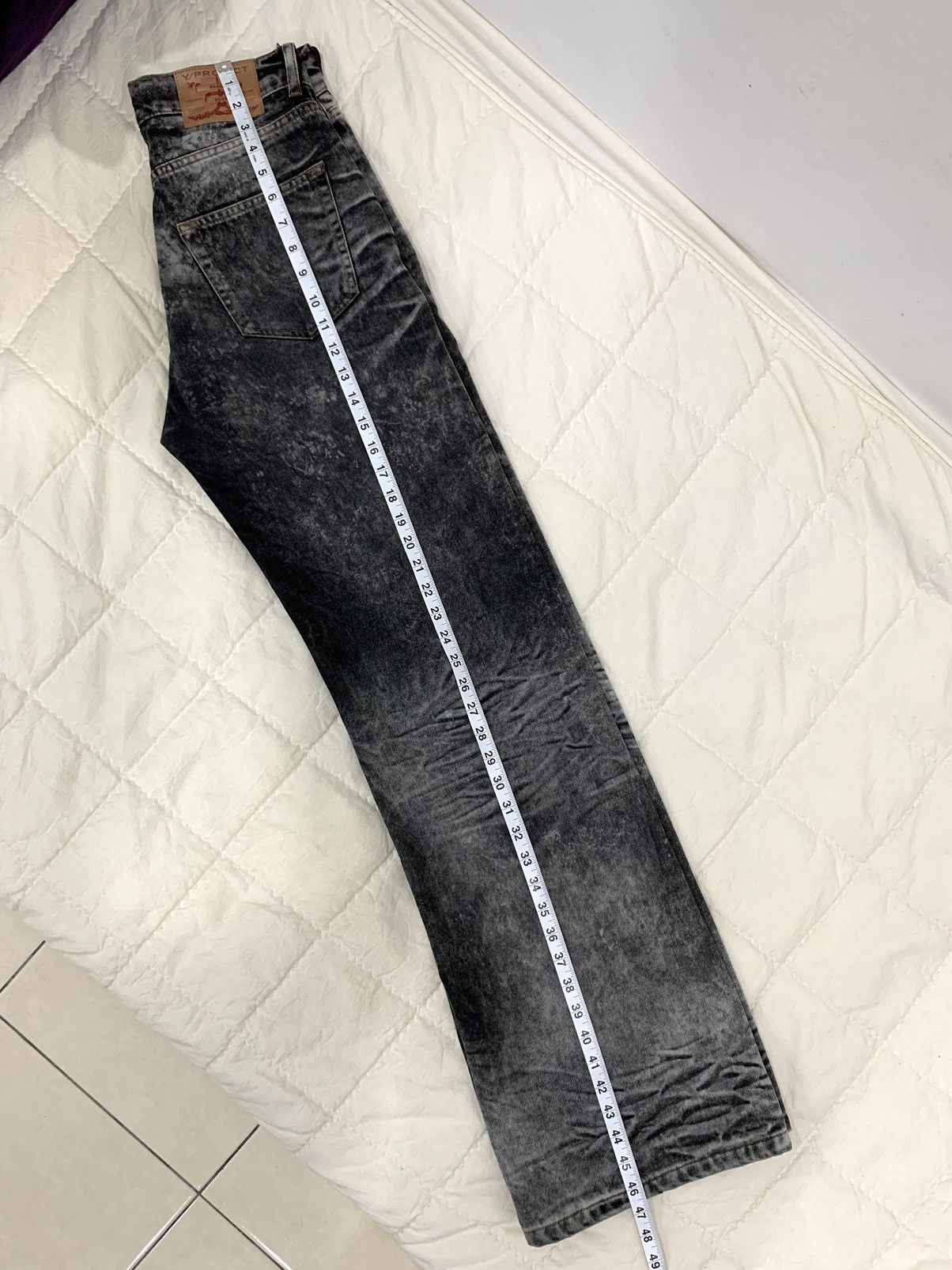 Y/Project Y/Project Metal Wire Wide Leg Jeans Size US 26 / EU 42 - 20 Thumbnail