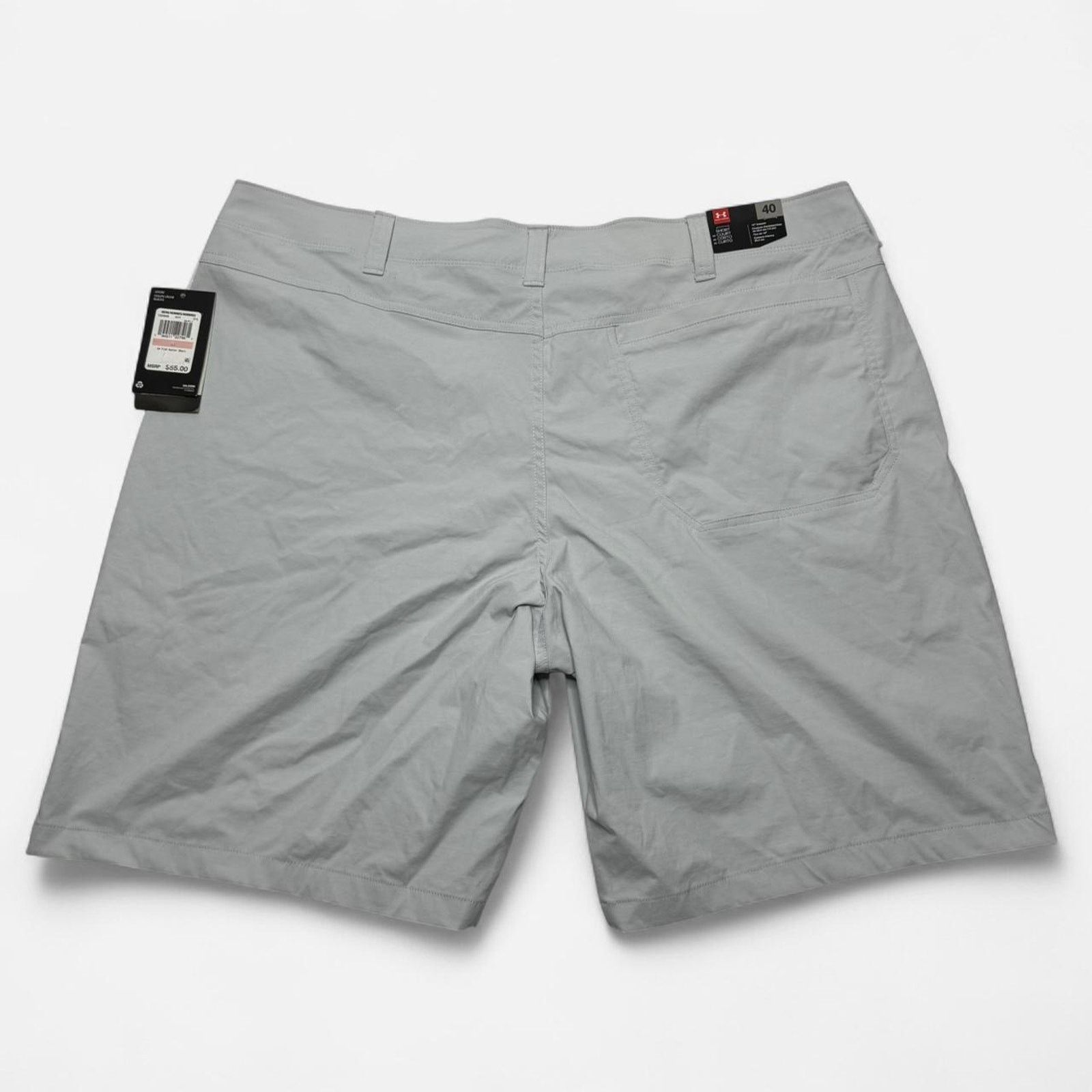 Under Armour Under Armour Light Gray Performance Shorts Men’s Size 40 Size US 40 / EU 56 - 2 Thumbnail