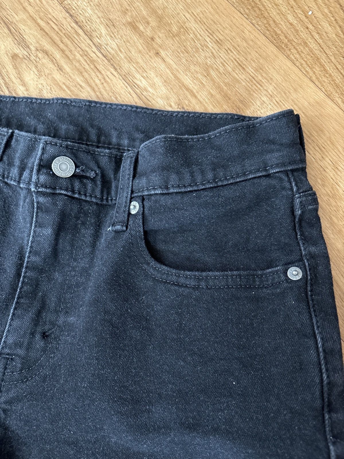 Levi's Levi’s Black Jean Shorts Size US 30 / EU 46 - 6 Thumbnail