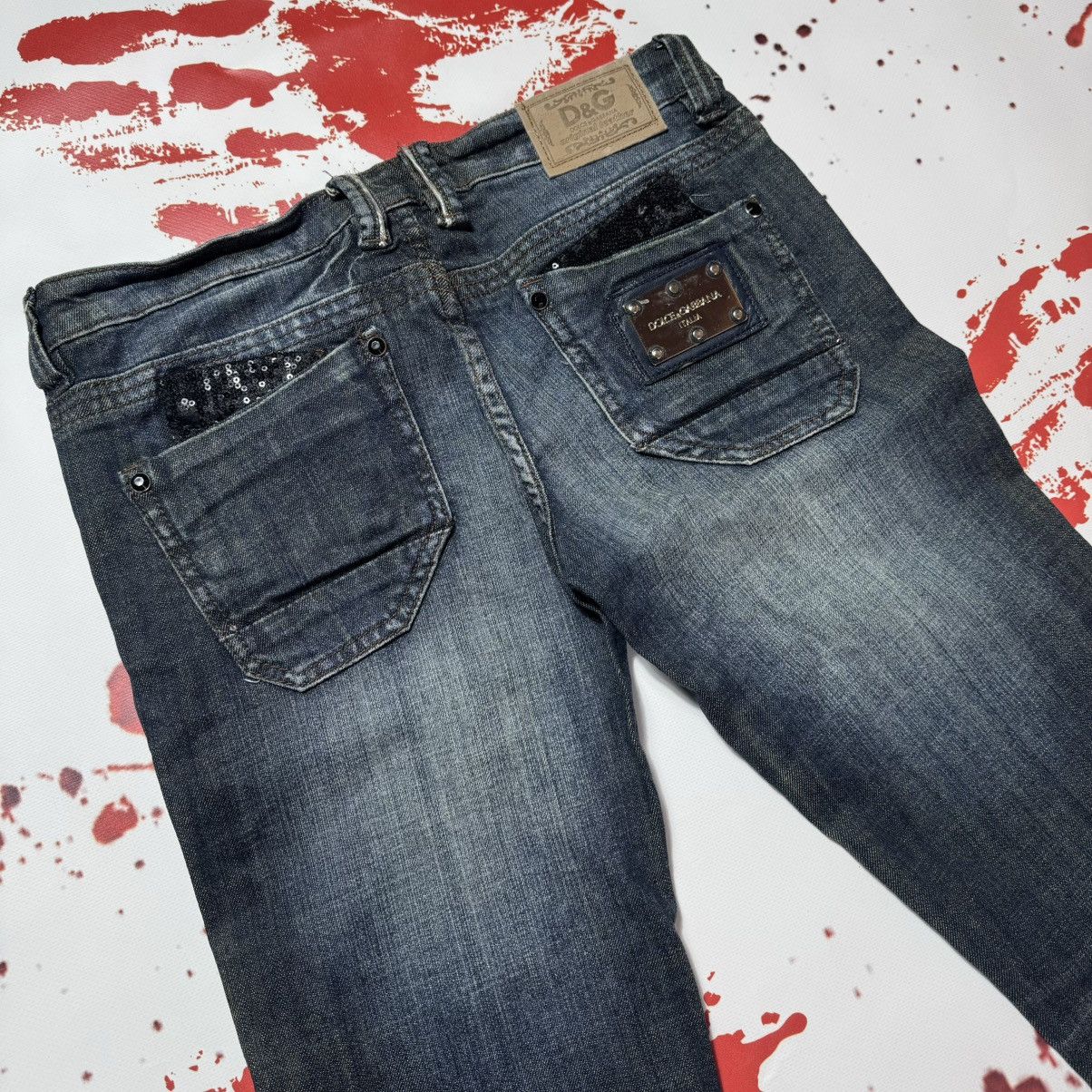 Dolce & Gabbana vintage 90s dolce gabbana woman big logo flared jeans Size 29" - 2 Thumbnail