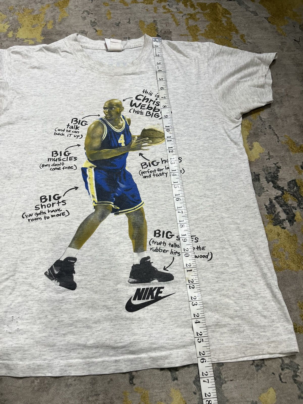 Nike Vintage NIKE CHRIS WEBBER TSHIRT Size US M / EU 48-50 / 2 - 12 Thumbnail