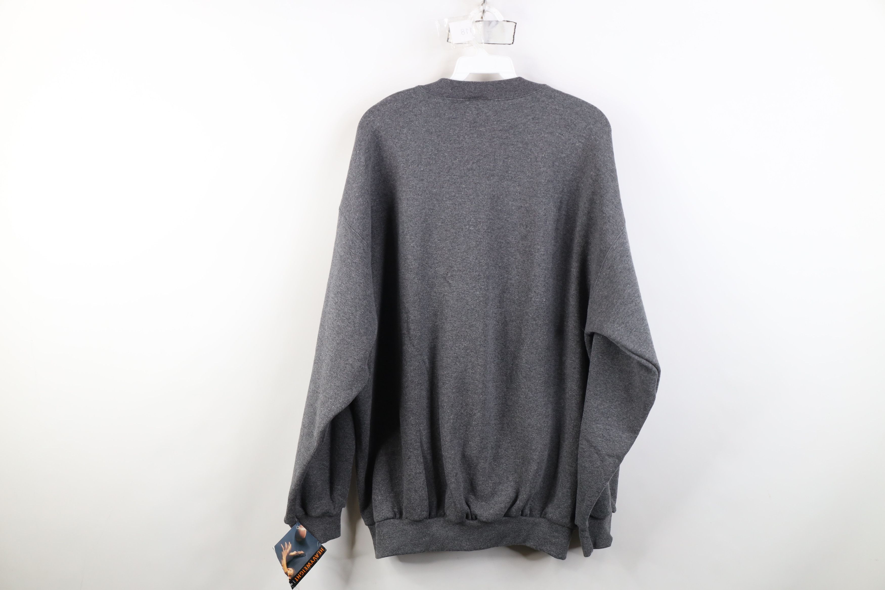 Vintage Deadstock Vintage 90s Streetwear Heavyweight Sweatshirt Gray Size US L / EU 52-54 / 3 - 9 Thumbnail