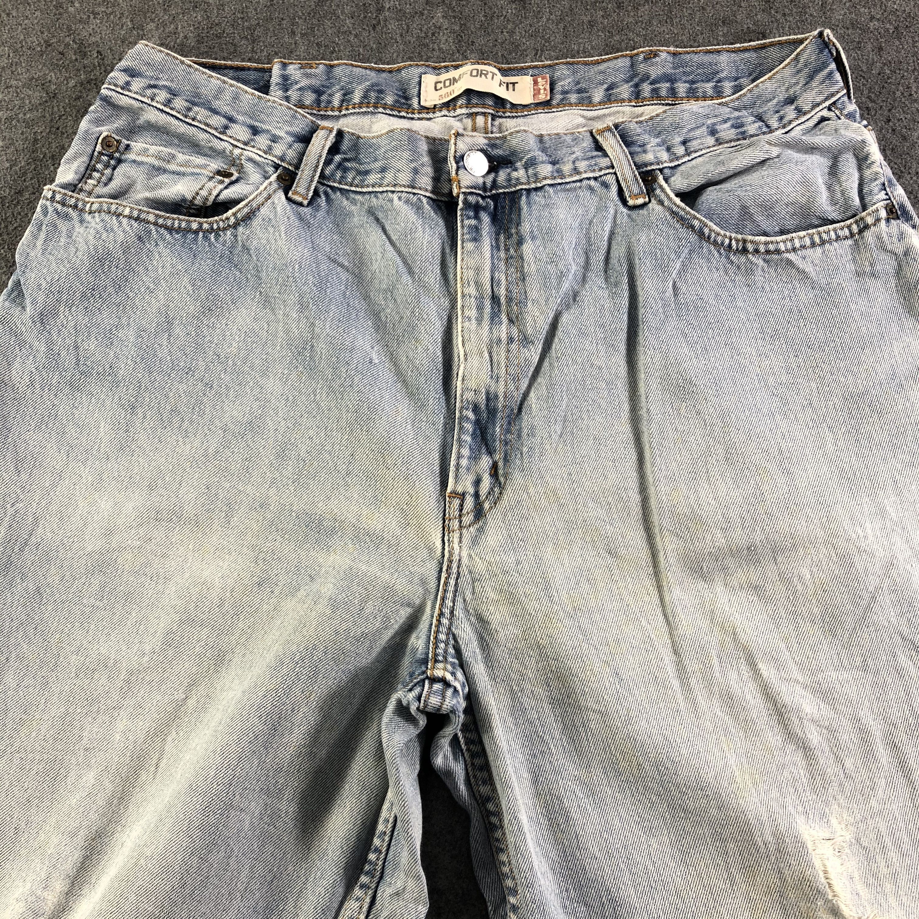 Levi's Vintage Light Wash Levis 560 Jeans-J3041 Size US 39 - 3 Thumbnail