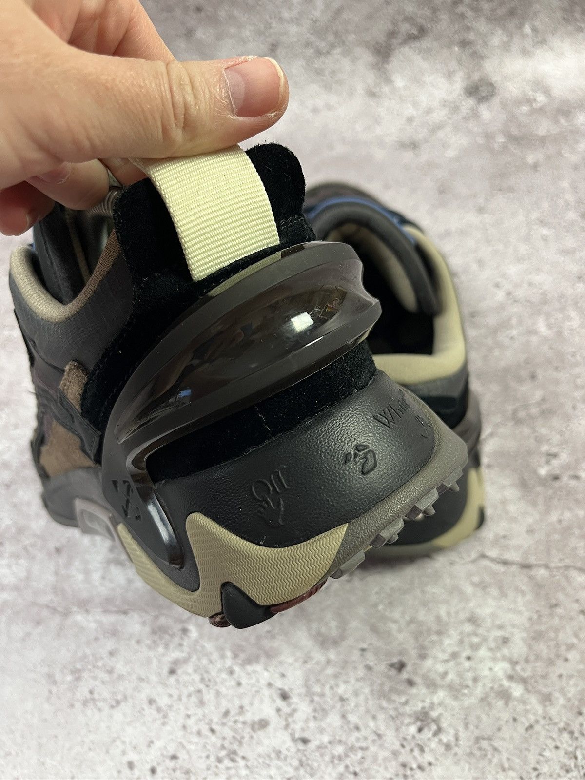 Off-White OFF-White Odsy-2000 Black Purple Size US 10 / EU 43 - 4 Thumbnail