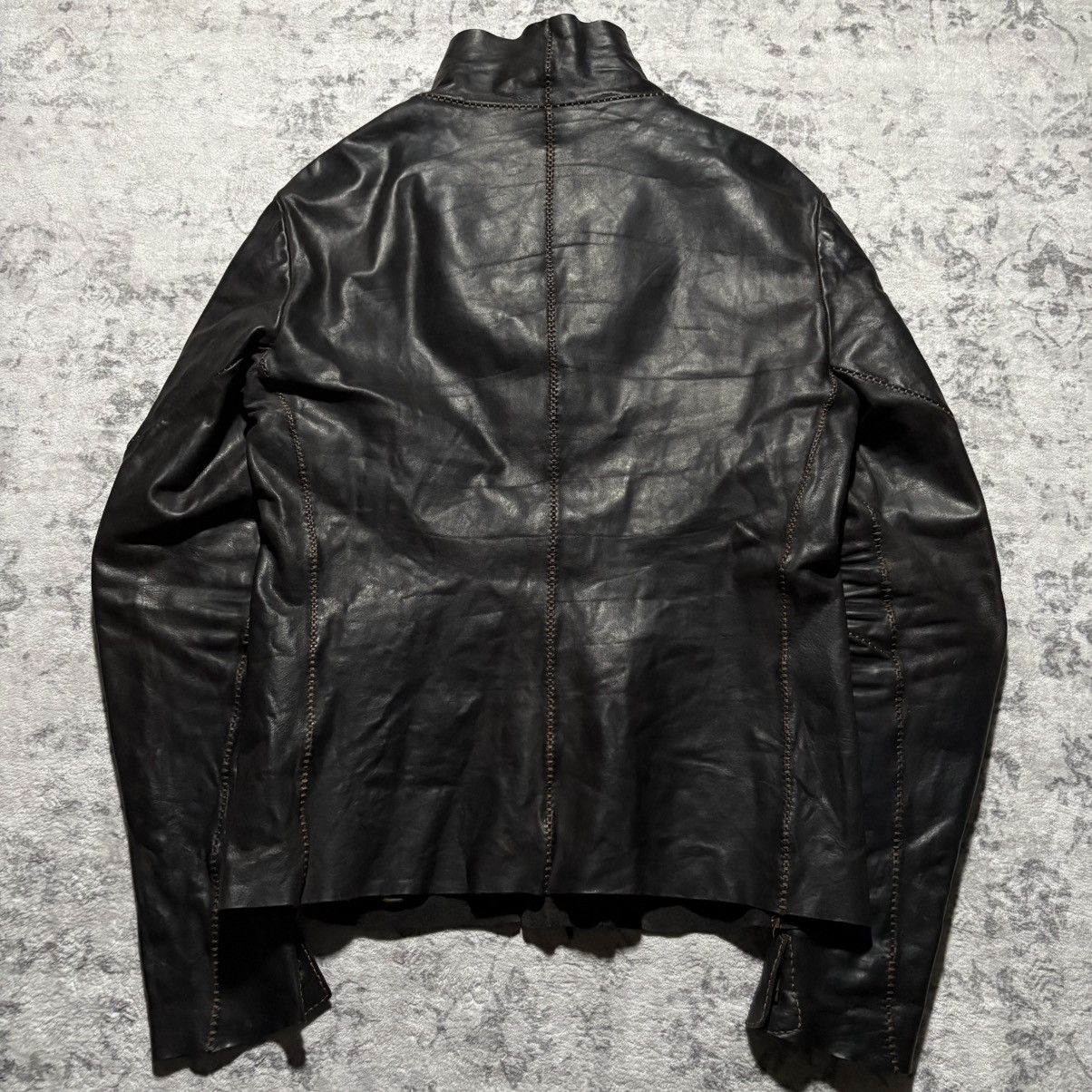 Incarnation Incarnation AW13 Scar Stitched High Neck Leather Jacket | M Size US M / EU 48-50 / 2 - 10 Thumbnail
