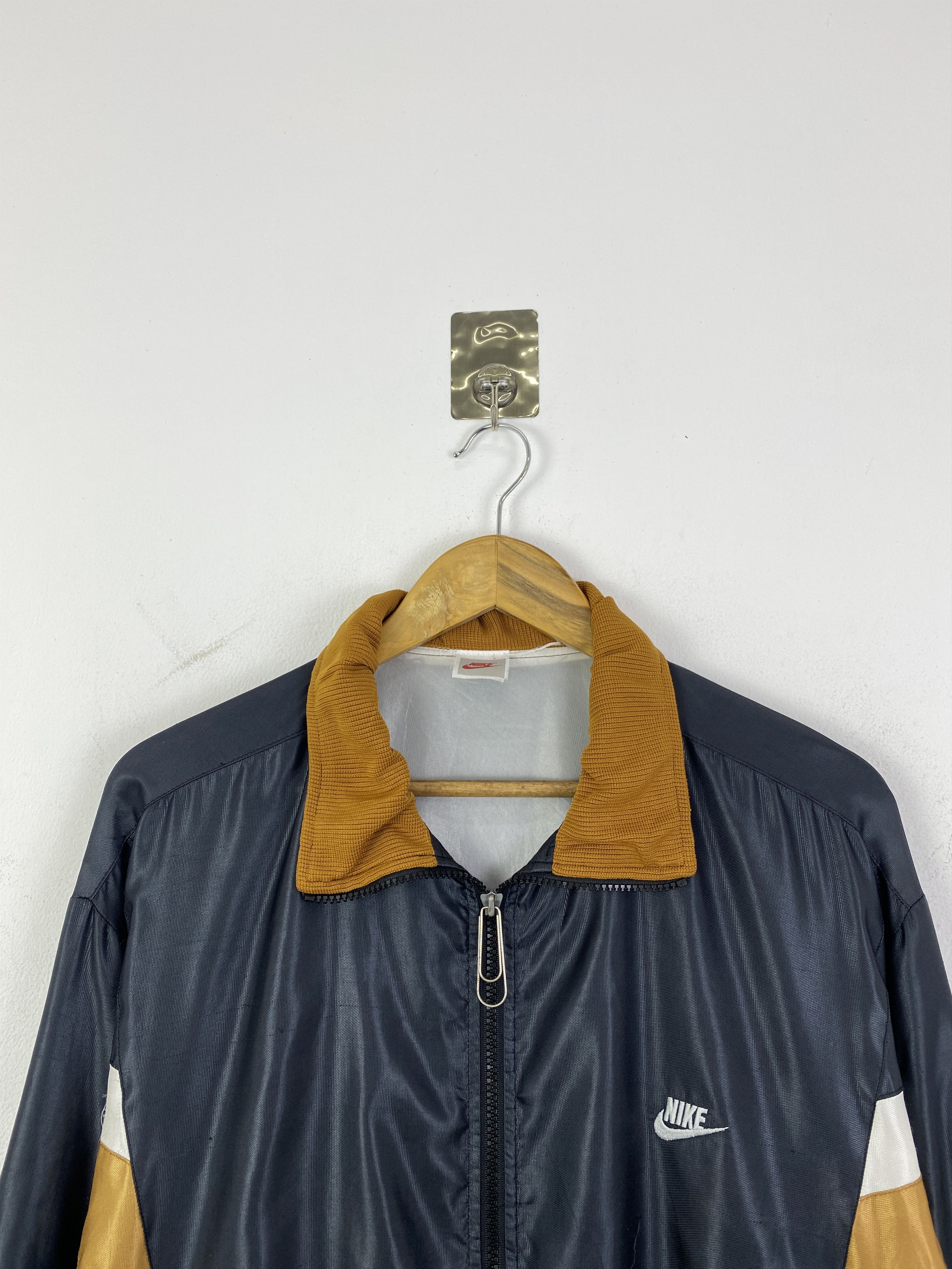 Nike Vintage 90s Nike Bomber Style Zipper Up Jacket J0094 Size US XL / EU 56 / 4 - 2 Thumbnail