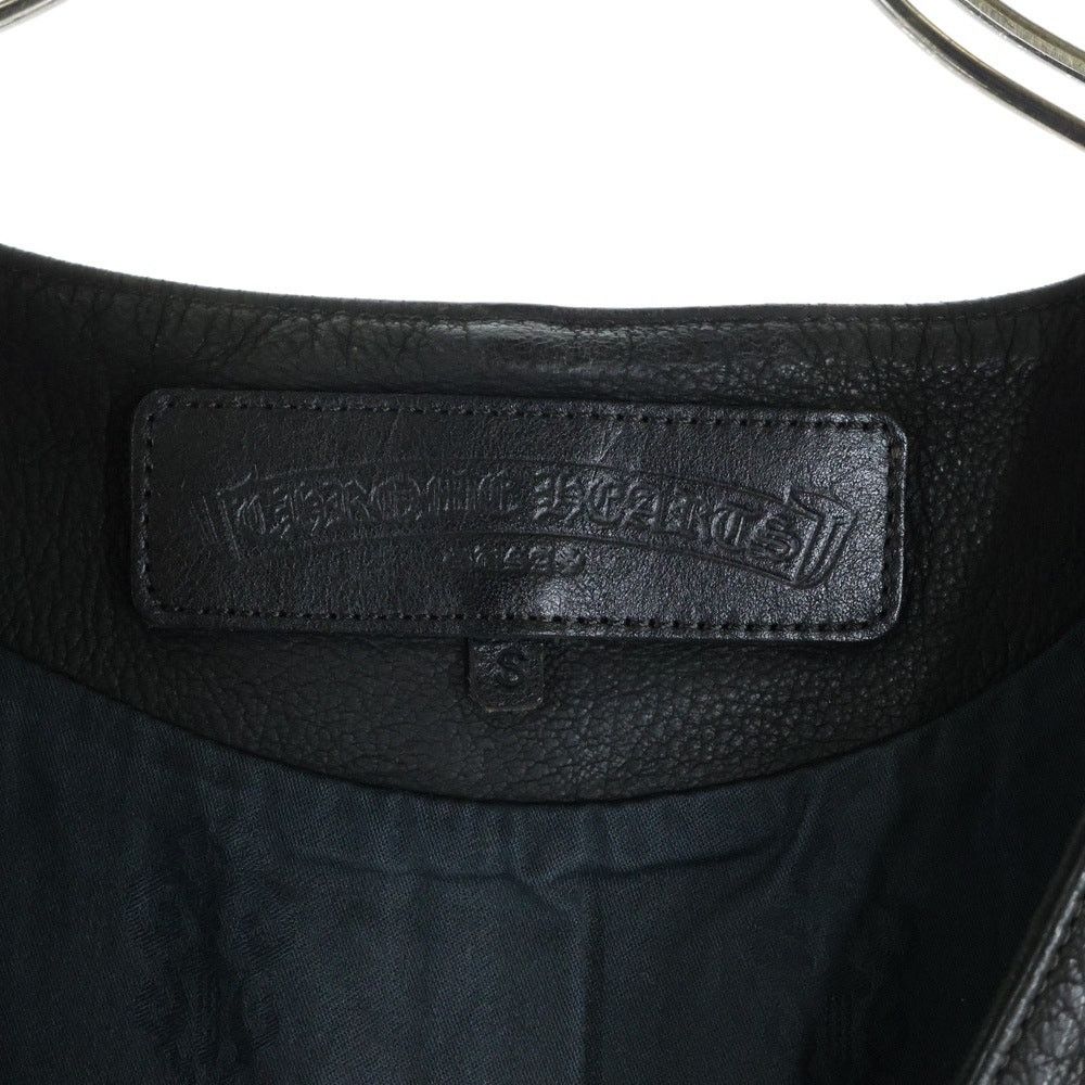 Chrome Hearts Classic 2 Button Leather Vest