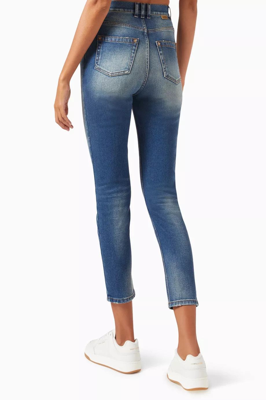 Balmain o1y0625 Denim Pant in Blue Size 28" / US 6 / IT 42 - 3 Thumbnail