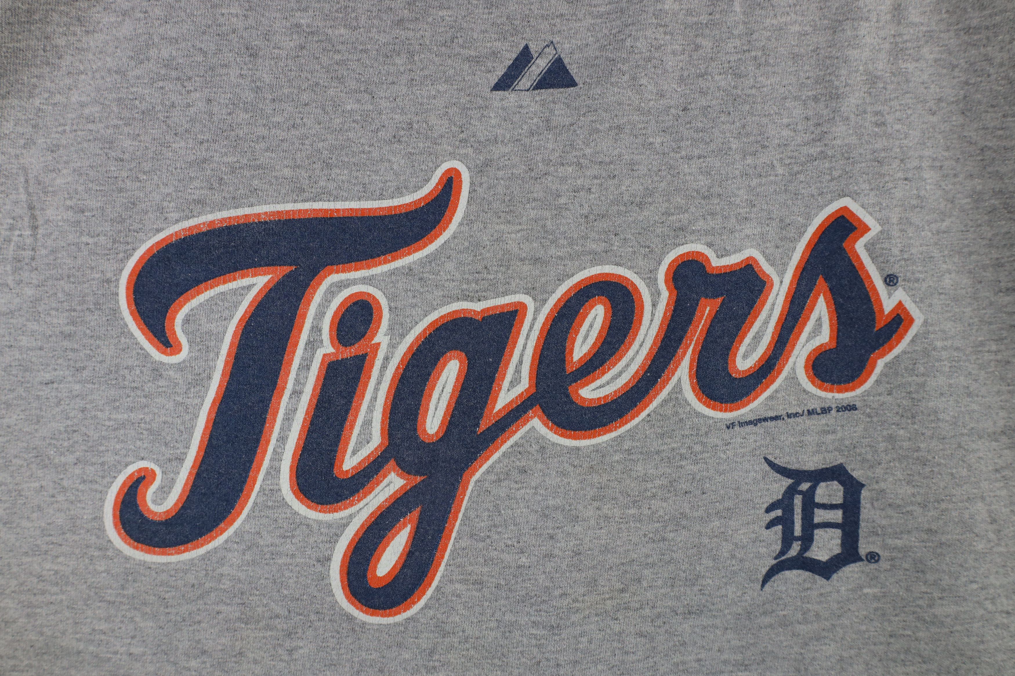 Majestic × Vintage Vintage Y2K 2008 Majestic Detroit Tigers Baseball T-Shirt Size US M / EU 48-50 / 2 - 4 Thumbnail