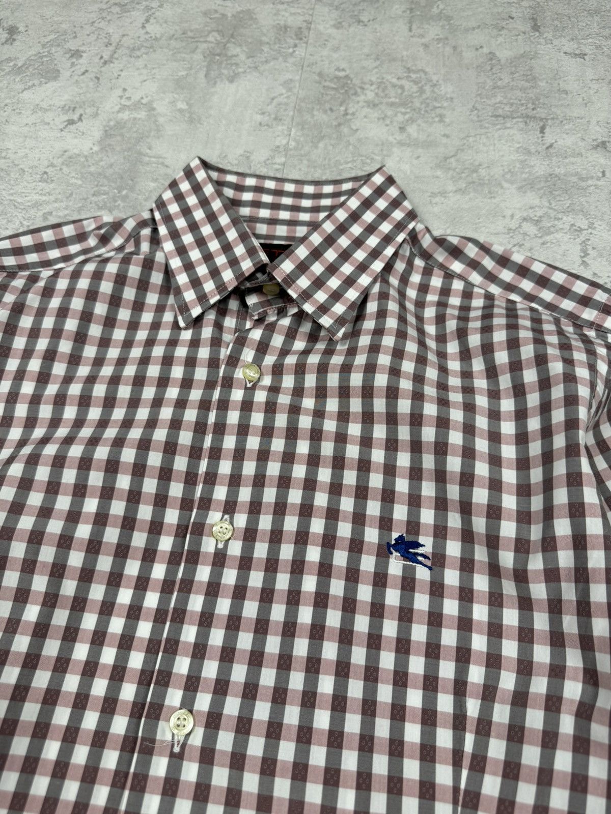 Etro Etro Plaid Shirt Button Up Size 39 Size US M / EU 48-50 / 2 - 7 Thumbnail