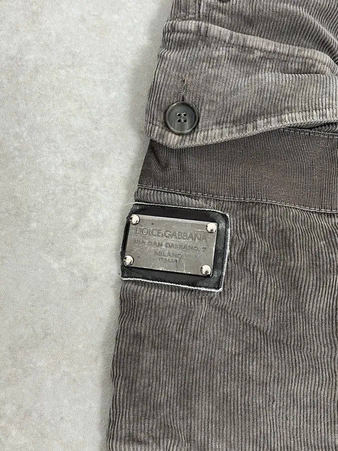 Dolce & Gabbana Dolce & Gabbana Grey Multipockets Cargo Pants Size US 31 - 9 Thumbnail
