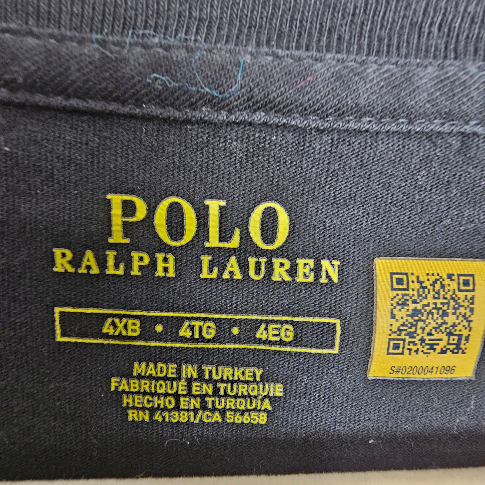 Polo Ralph Lauren Polo Ralph Lauren Mens T-Shirt Big Pony Logo Size 4XB Black Size US XXL / EU 58 / 5 - 6 Thumbnail