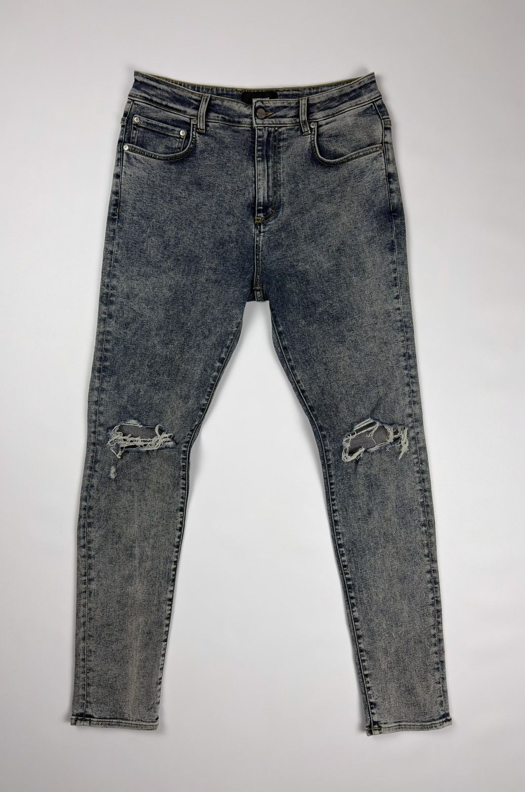 Represent Clo. Represent Destroyer Denim Jeans Blue Cream Slim Jeans Size US 32 / EU 48 - 3 Thumbnail