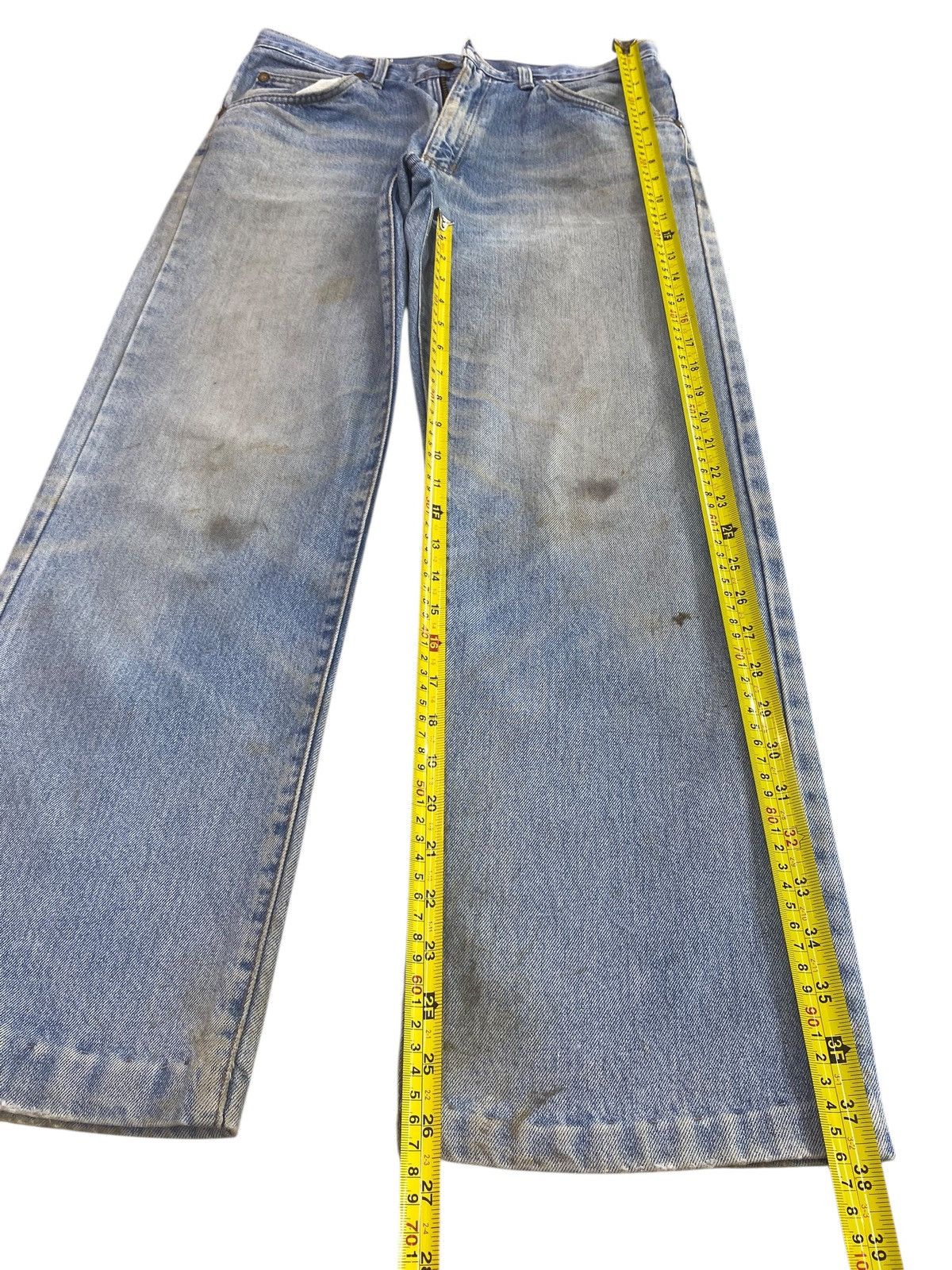 Wrangler Wrangler Acid Blue Wash Style Loose Jeans Size US 30 / EU 46 - 6 Thumbnail