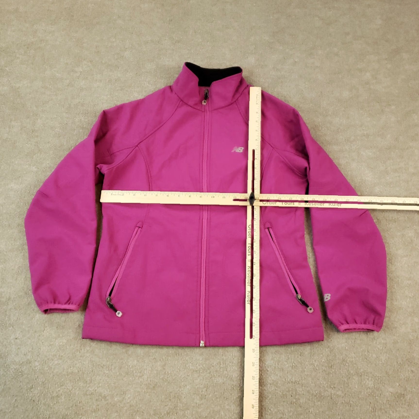 New Balance New Balance Windbreaker Jacket Womens M Purple Full Zip Mock Neck Everyday Casual 90s? Size M / US 6-8 / IT 42-44 - 2 Thumbnail