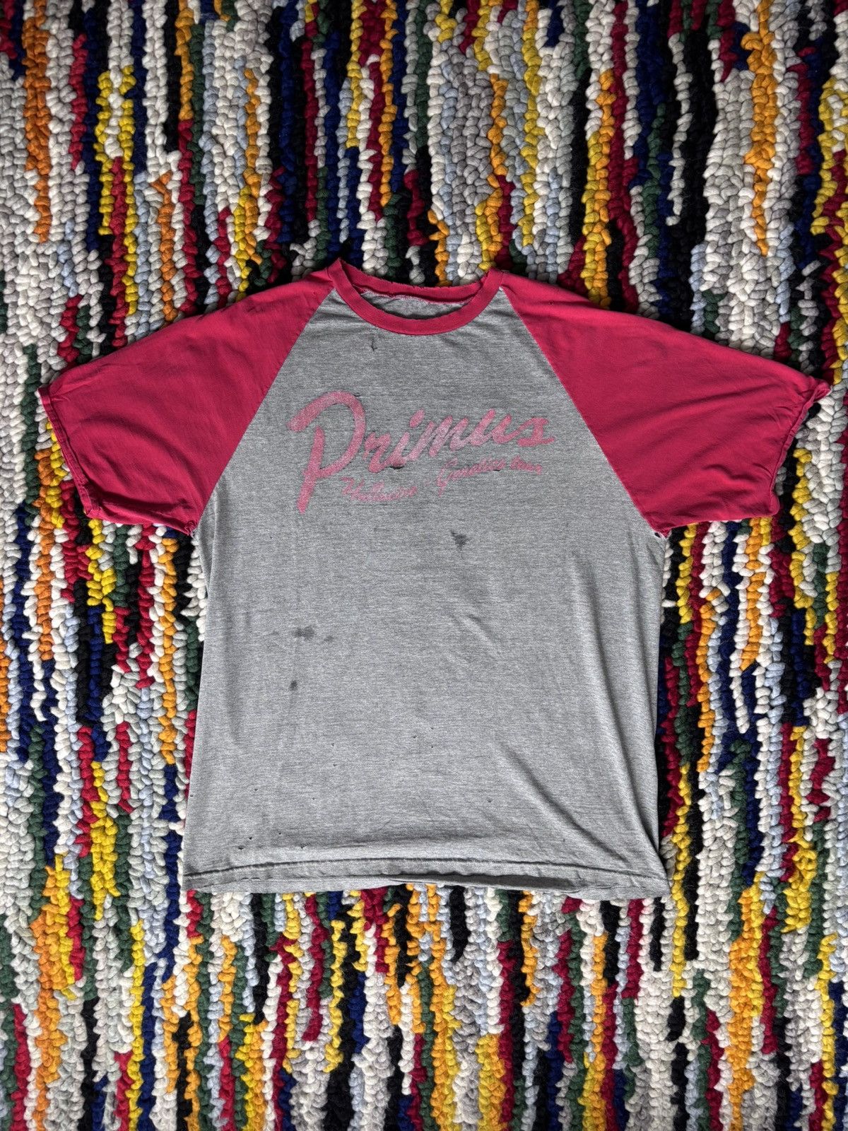 Band Tees × Vintage Vintage Primus Band Tee Thrashed Size US XL / EU 56 / 4 - 1 Thumbnail