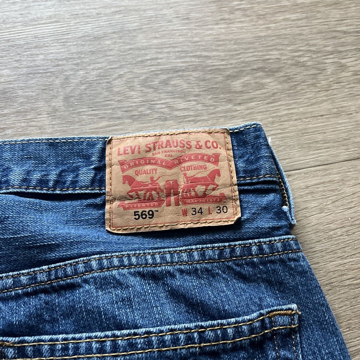 Levi's Levis 569 Straight-Leg 34x30 Size US 34 / EU 50 - 7 Thumbnail