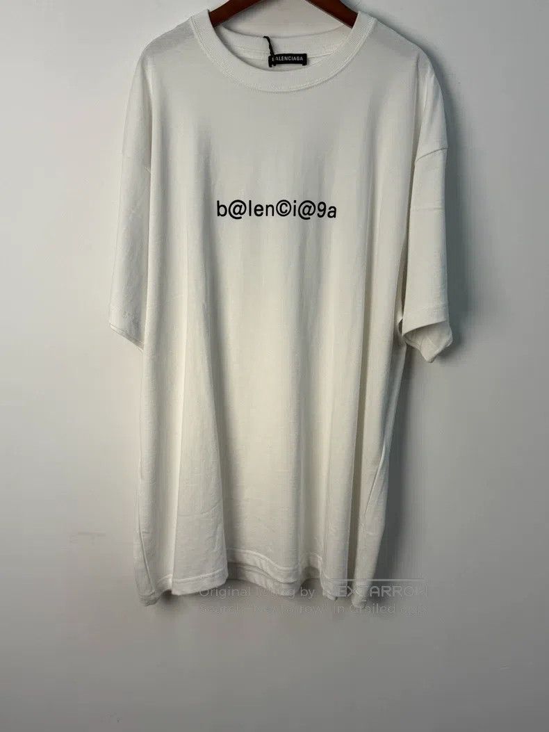 Balenciaga Balenciaga White mailbox letter logo short-sleeved T-shirt Size US M / EU 48-50 / 2 - 1 Thumbnail