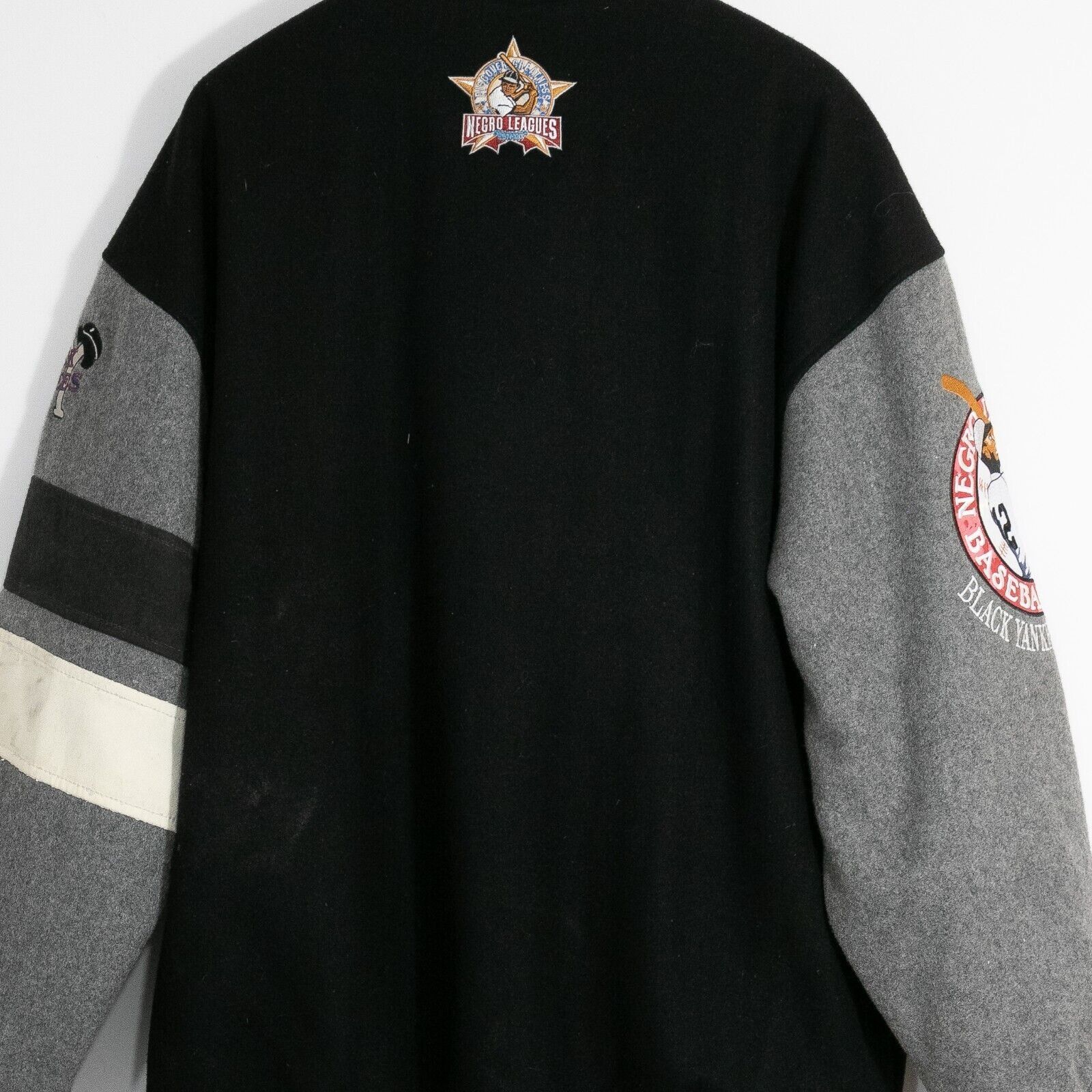 Vintage Vintage Negro League Black Yankees Wool Bomber Jacket XL Size US XL / EU 56 / 4 - 12 Thumbnail