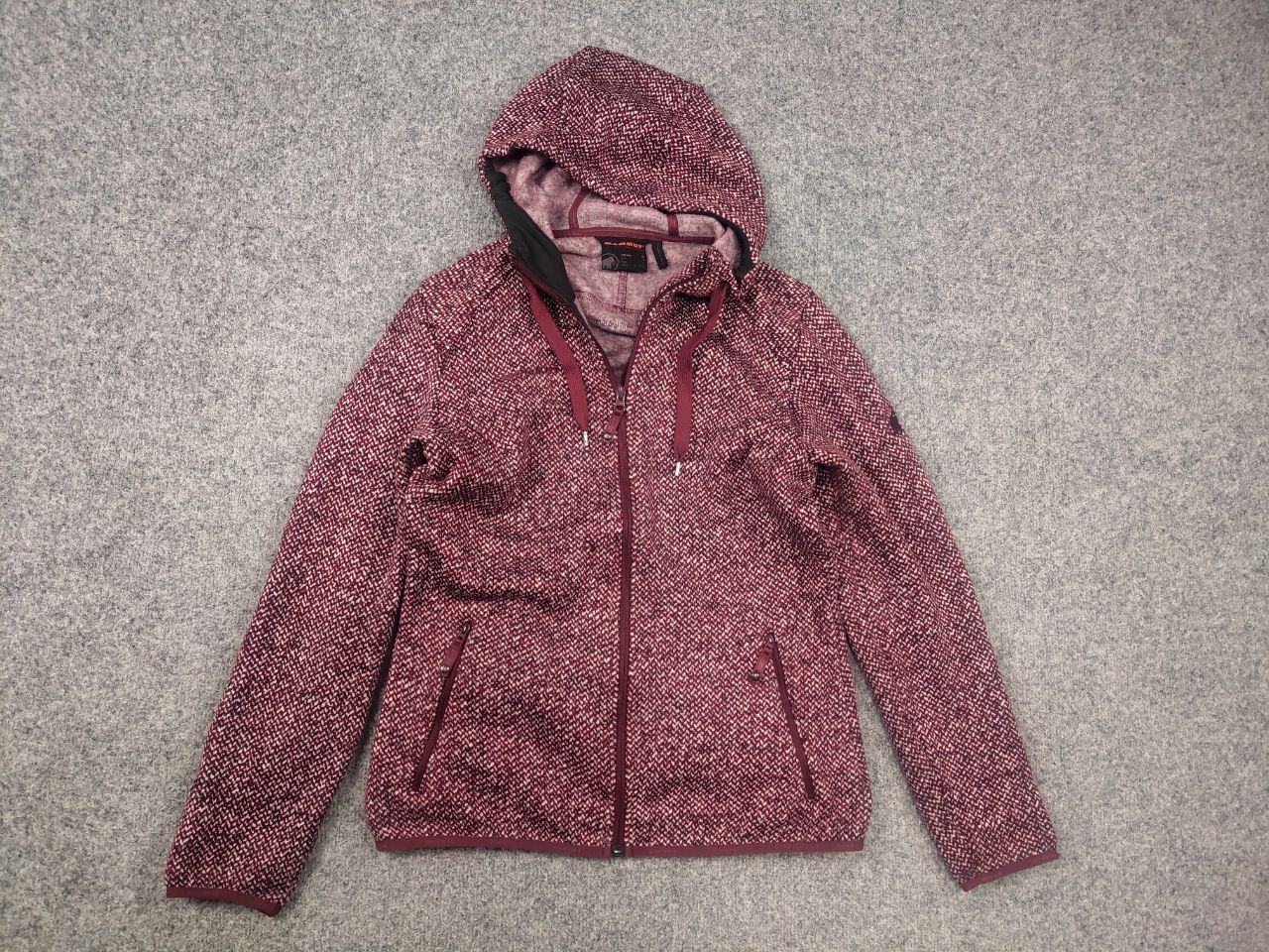Mammut Mammut Chamuera ML Titanium thermo Fleece Zip Red Jacket Size M / US 6-8 / IT 42-44 - 11 Thumbnail