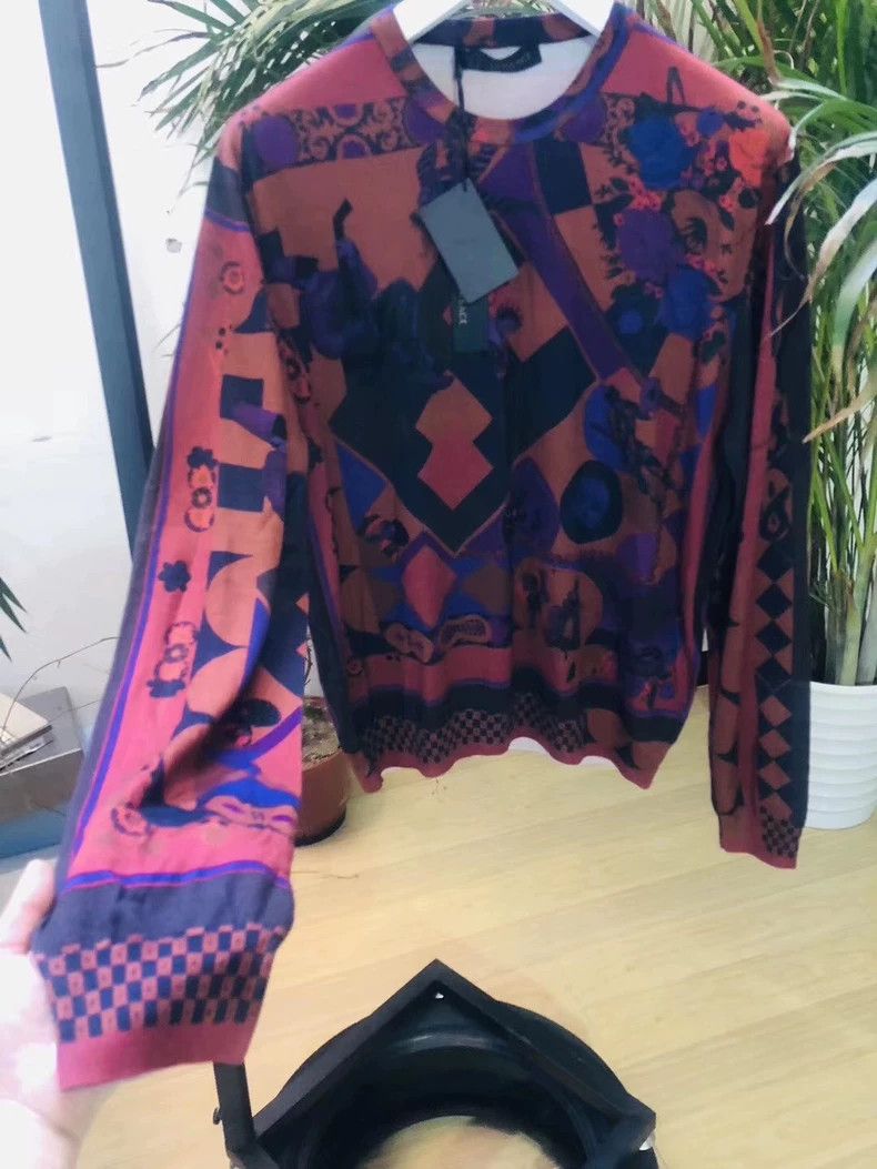 Versace Versace Mulberry silk as a base Size L / US 10 / IT 46 - 7 Thumbnail