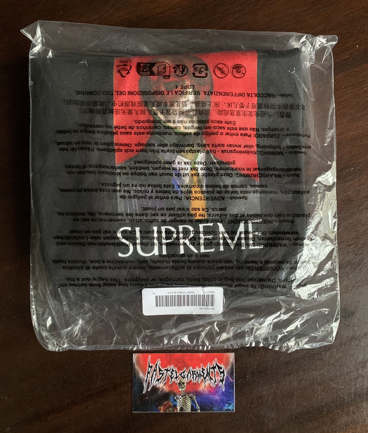 Supreme Supreme American Psycho Tee Black Size US XL / EU 56 / 4 - 1 Thumbnail