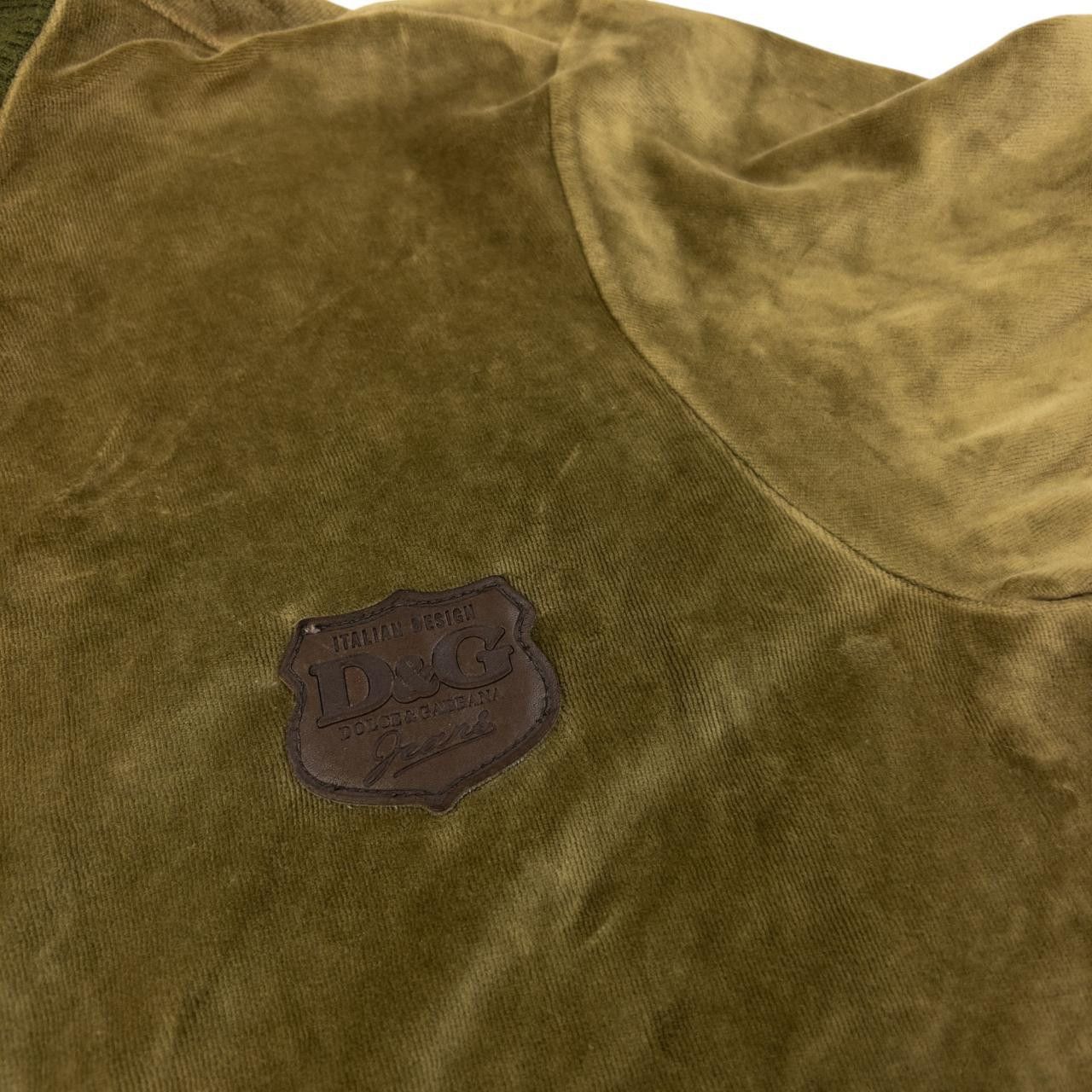 Dolce & Gabbana Vintage Dolce & Gabbana Zip Up Velour Sweatshirt Size L Size US L / EU 52-54 / 3 - 7 Thumbnail