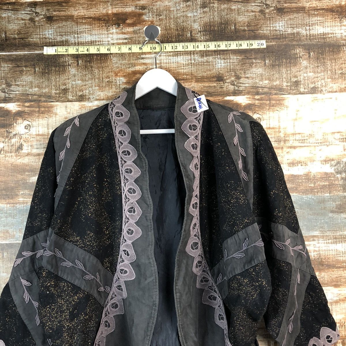 Japanese Brand Madame Points Black Knitwear #A2411 Size US L / EU 52-54 / 3 - 2 Thumbnail