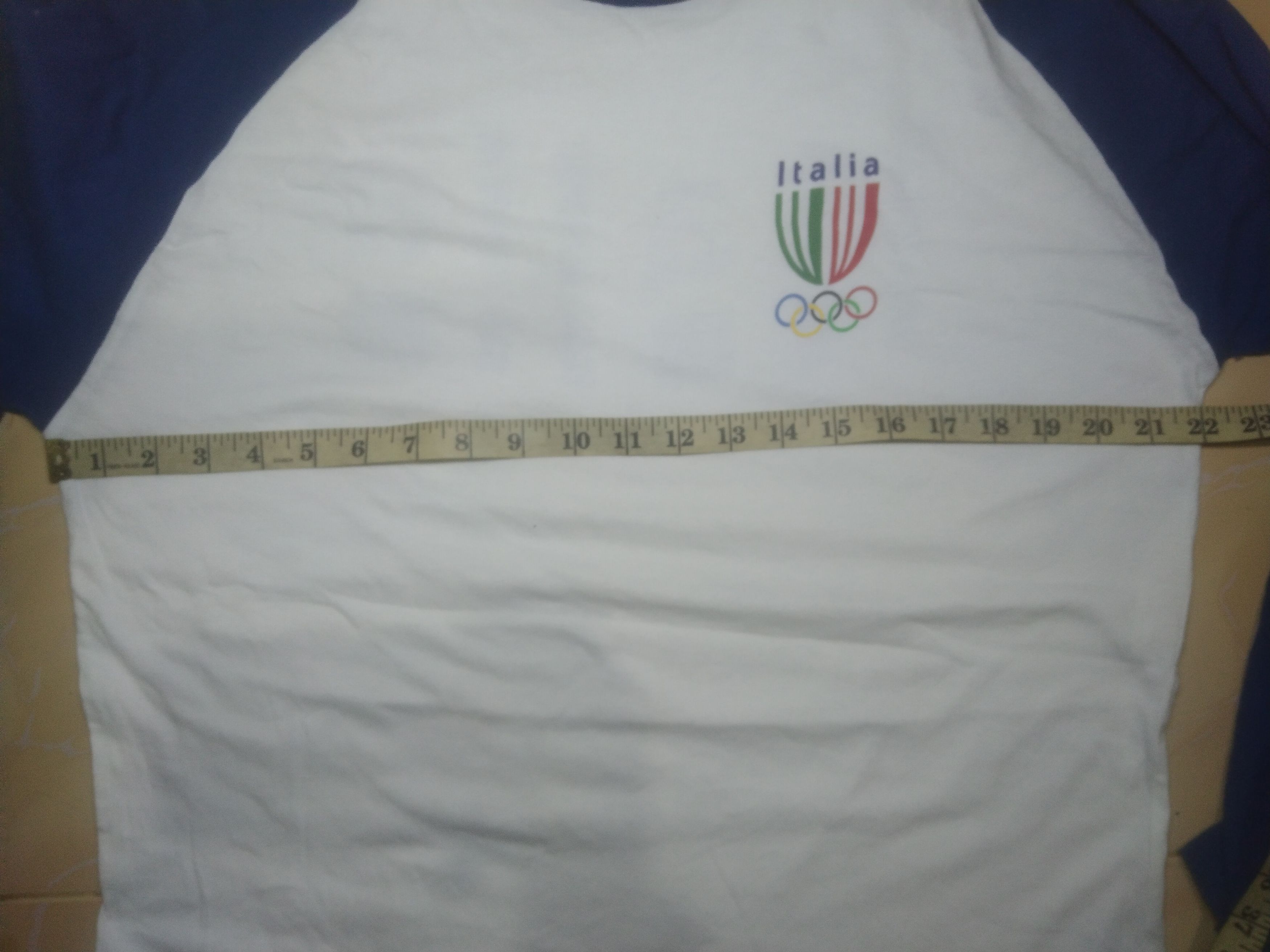 Vintage Italy Olympic team long sleeve shirt (2004-14) Size US L / EU 52-54 / 3 - 6 Thumbnail
