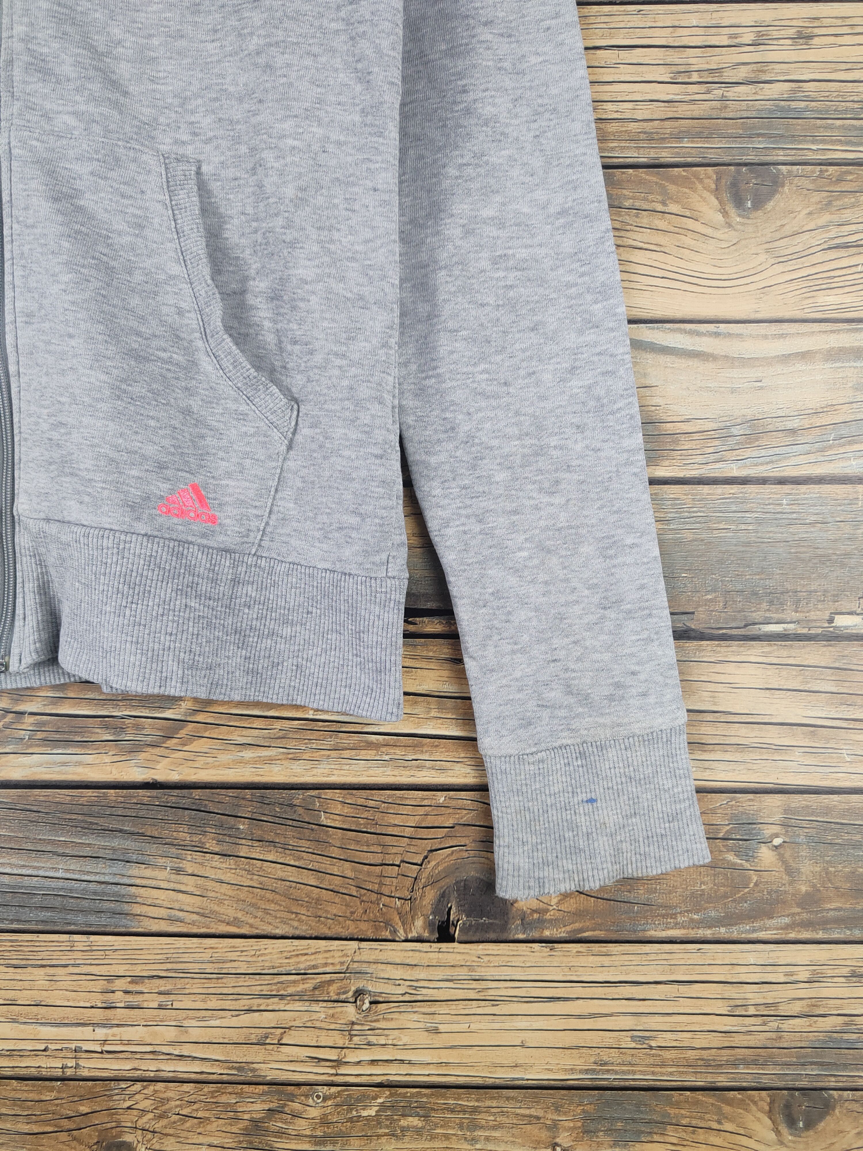 Adidas DL Adidas Gray Hoodie Sweaters #1683 Size S / US 4 / IT 40 - 7 Thumbnail