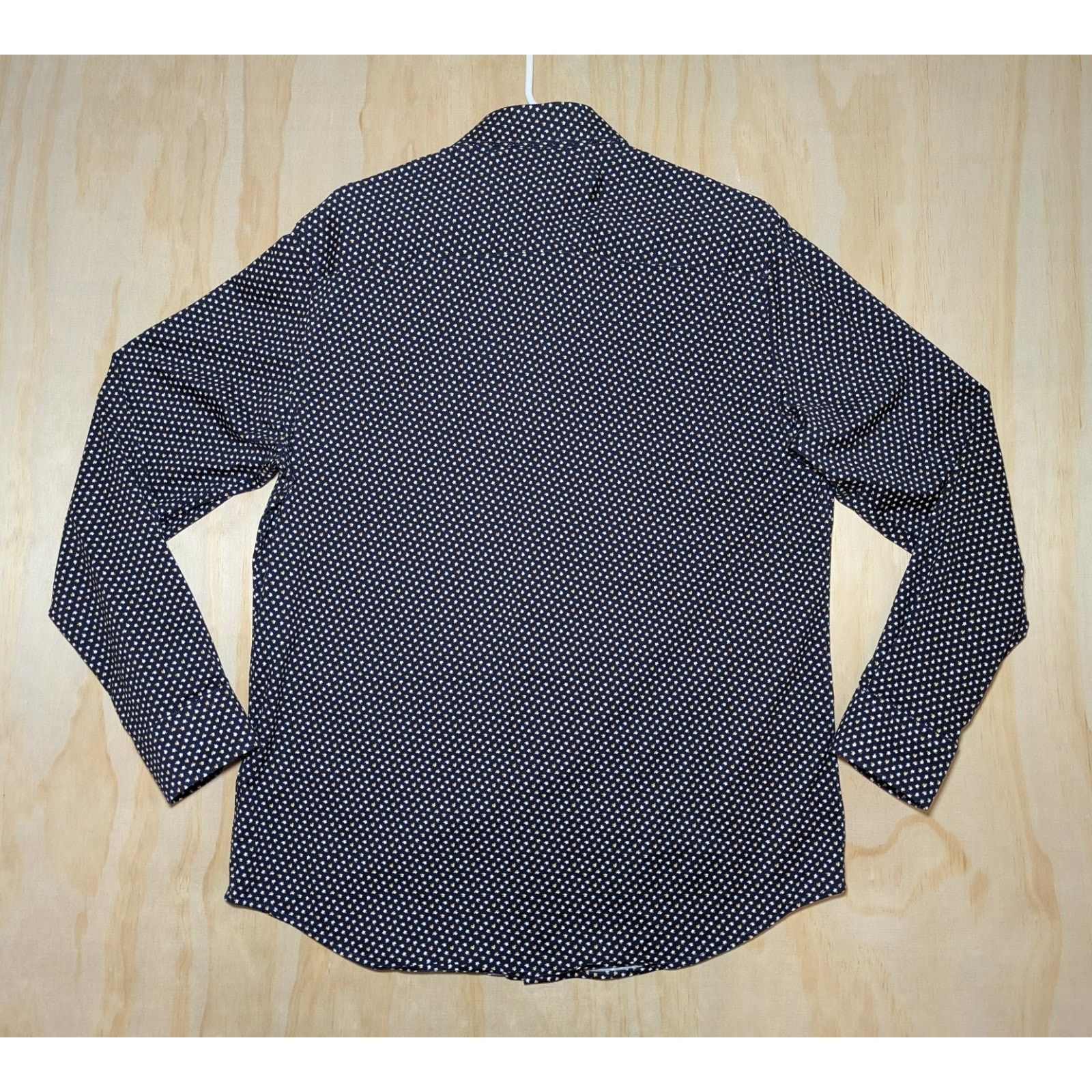 BUGATCHI Bugatchi Men's Large Stretch Button Up Shirt Floral Size US L / EU 52-54 / 3 - 6 Thumbnail